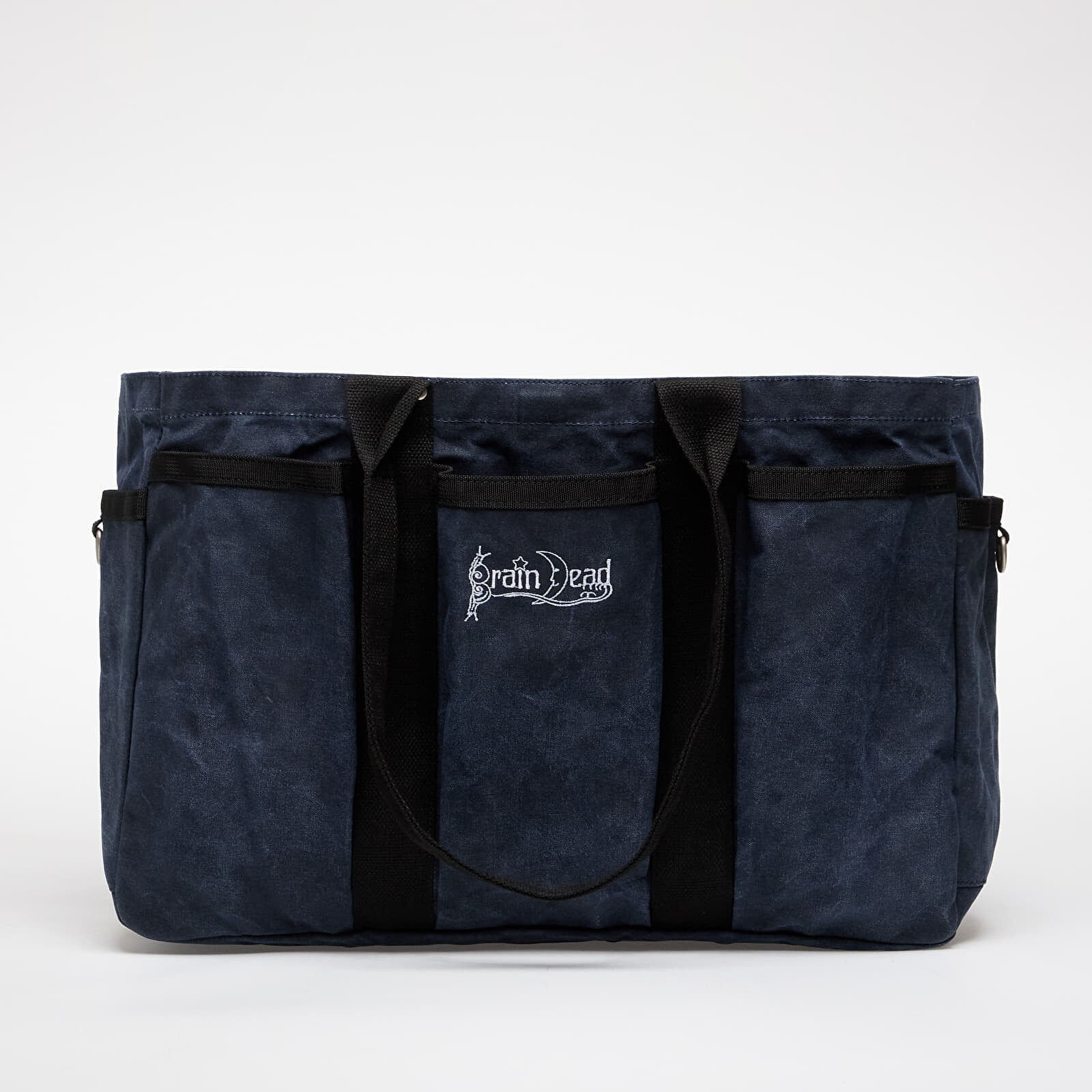 Bag Brain Dead Brain Dead Equipment Waxed Canvas Tennis Tote Navy Universal