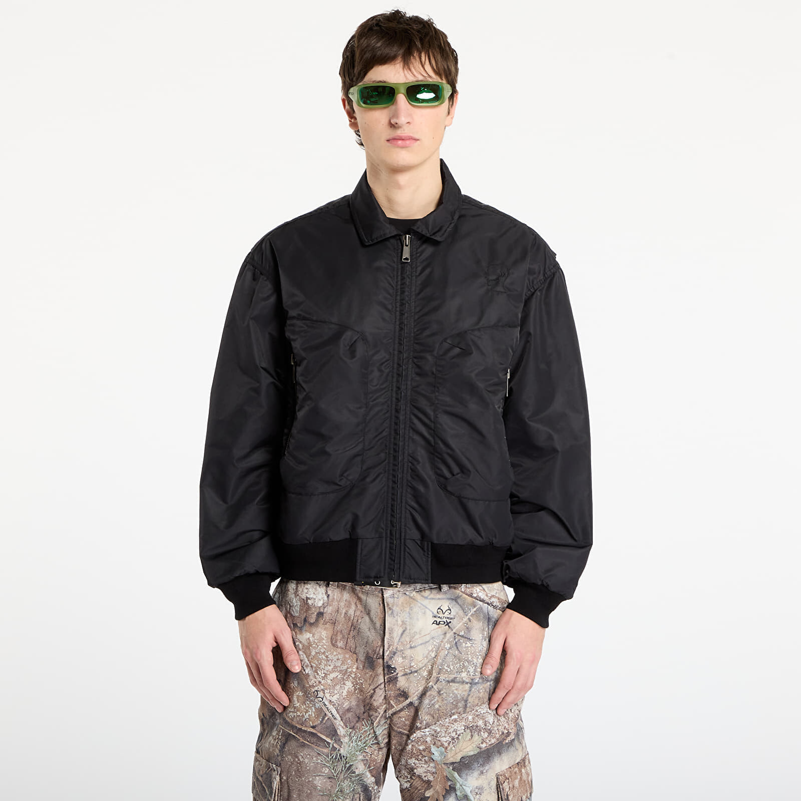 Jacket Brain Dead Embroidered 3D Flight Jacket Black L