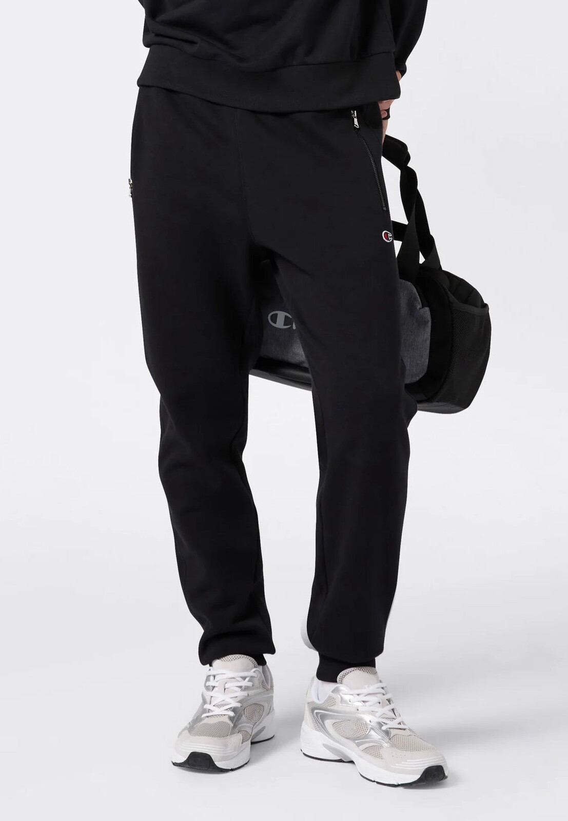 Champion - Rib Cuff NBK - Sweat Pants - black - L - 70% Cotton, 30% Polyester,Sweat
