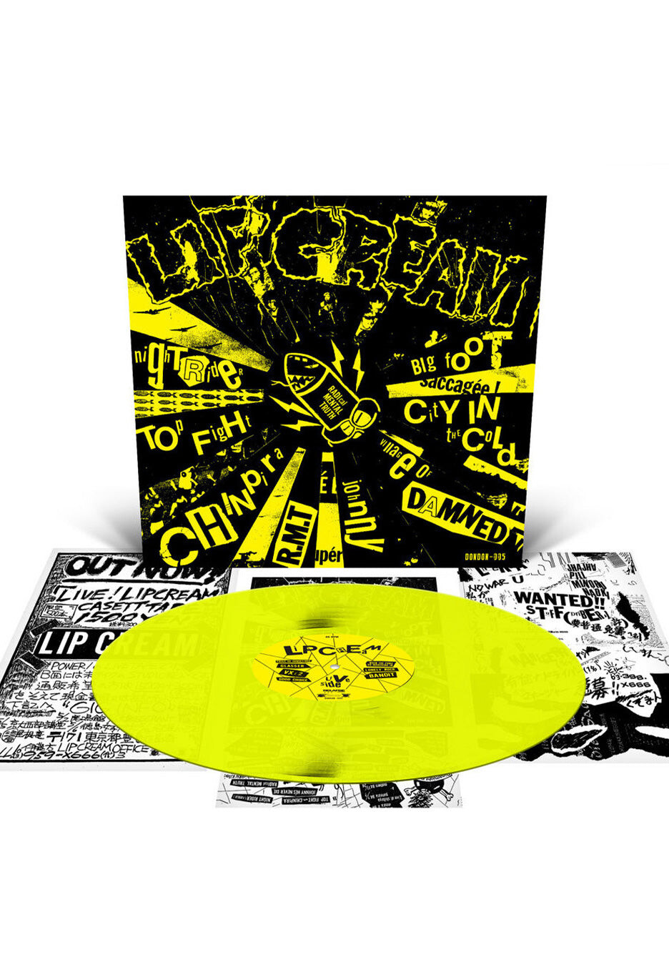 Lip Cream - Big Foot Cassette Ltd. Highlighter Yellow - Colored Vinyl