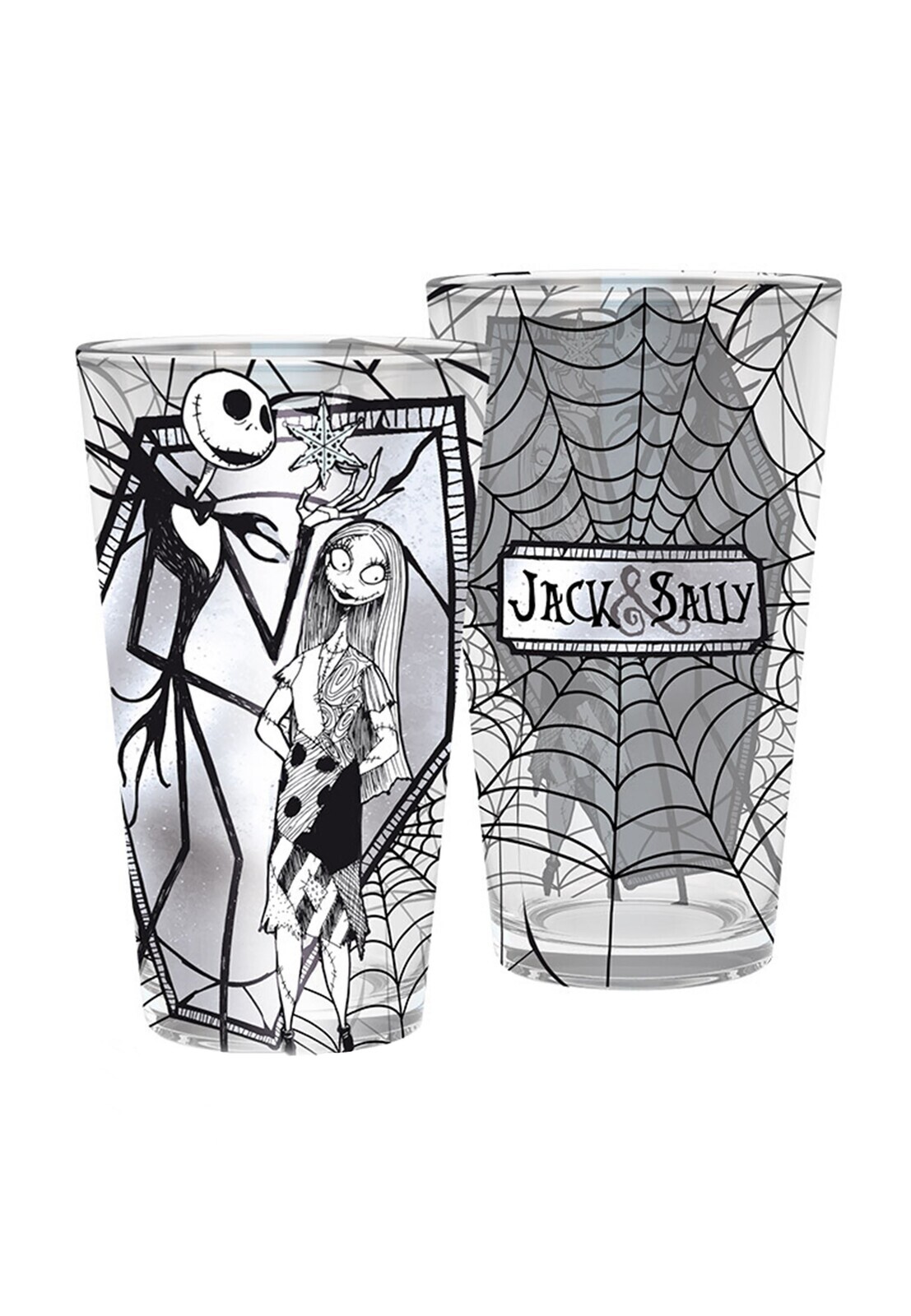 The Nightmare Before Christmas - Jack & Sally - Glass