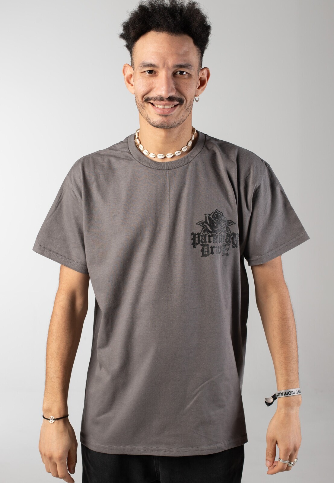 Parkway Drive - Chronos Rose Charcoal - T-Shirt - grey - L - 100% Cotton,Jersey