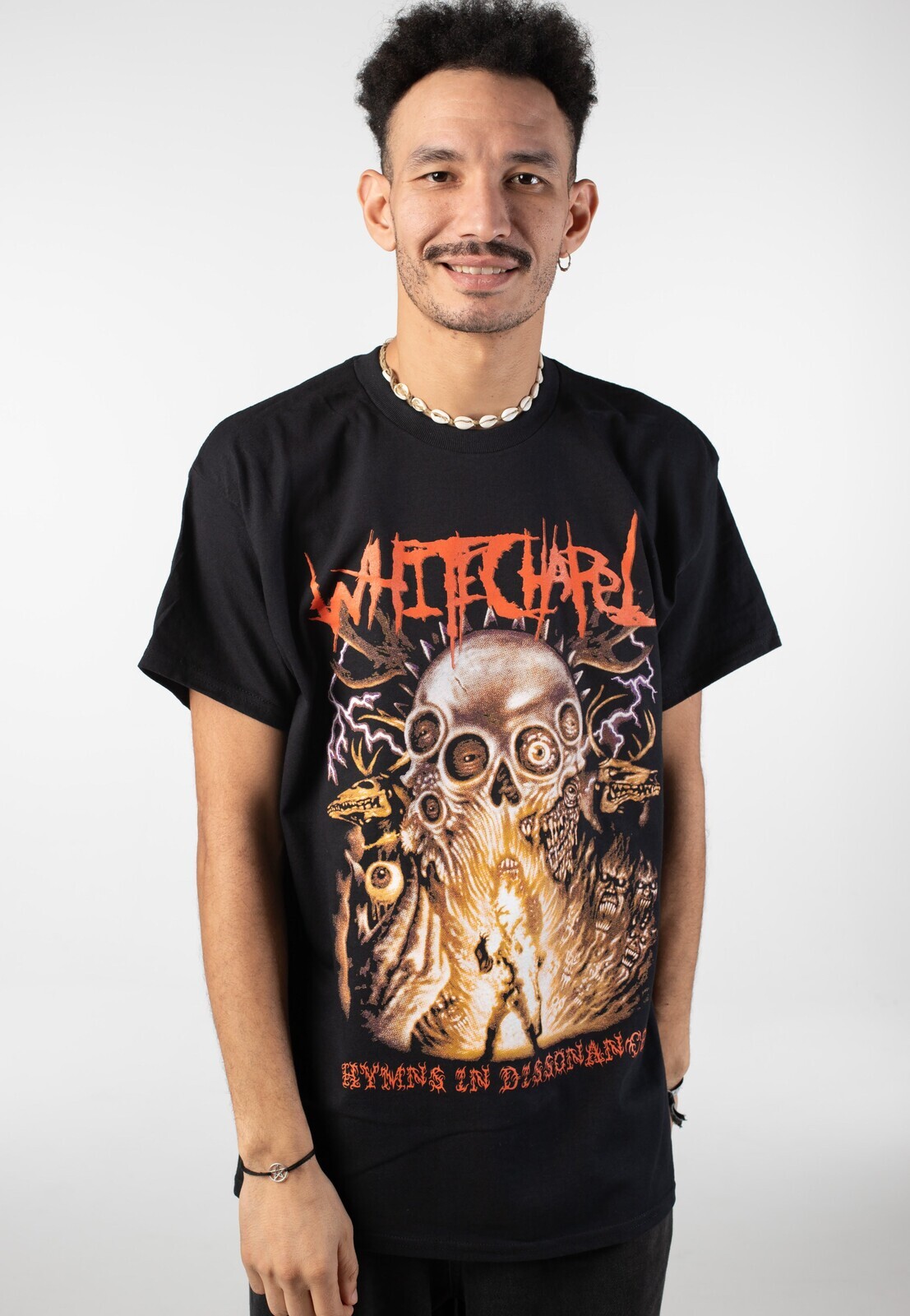 Whitechapel - Retro Hymns Of Dissonance - T-Shirt - black - L - 100% Cotton,Jersey