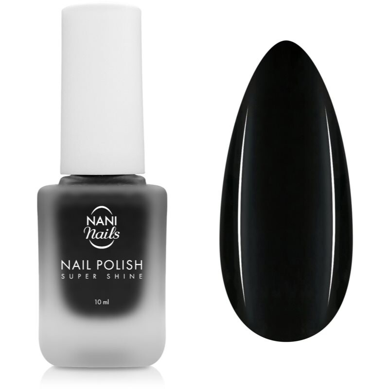 NaniNails NANI Super Shine long-lasting nail polish shade Black Velvet 10 ml