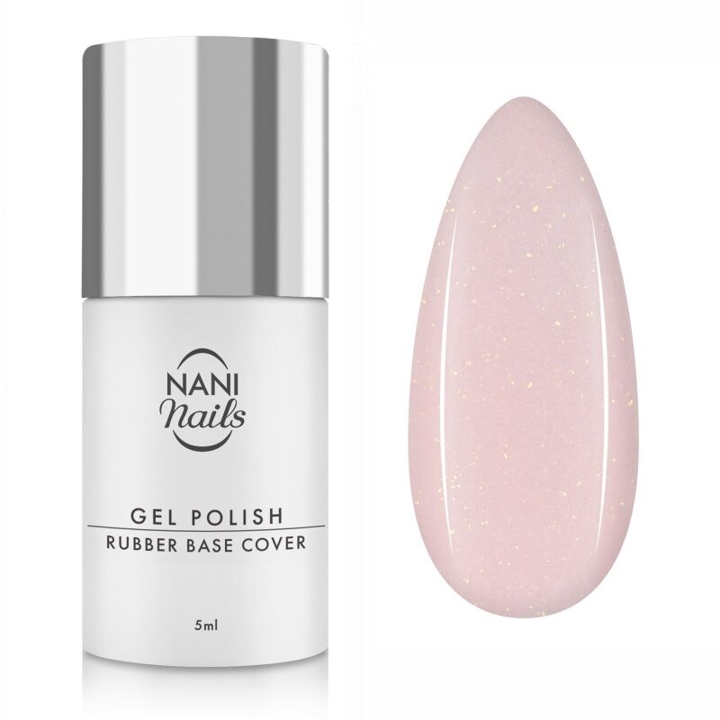 NaniNails NANI Rubber Base gel base coat shade Glem Muse 5 ml