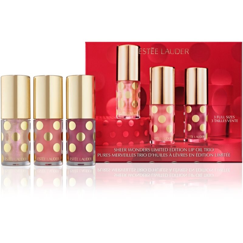 Estée Lauder Holiday Lip Oil Set gift set for lips limited edition