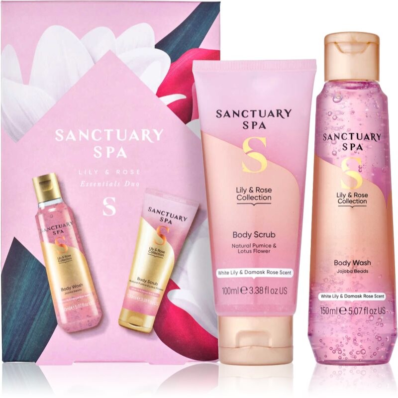 Sanctuary Spa Lily & Rose Essentials gift set double