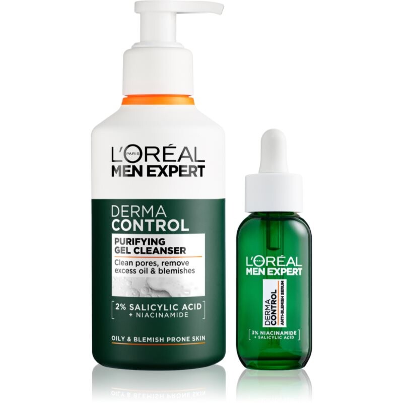 L’Oréal Paris Men Expert Derma Control economy pack to treat skin imperfections