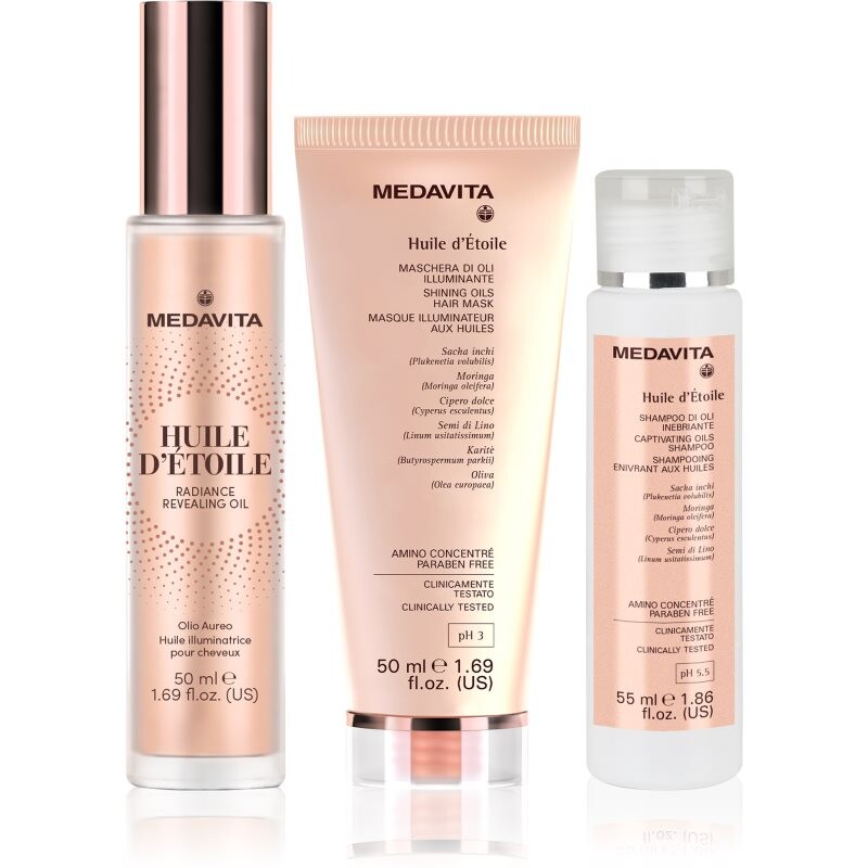 Medavita Huile d'Étolle Huile d'Étoile set for hair for women