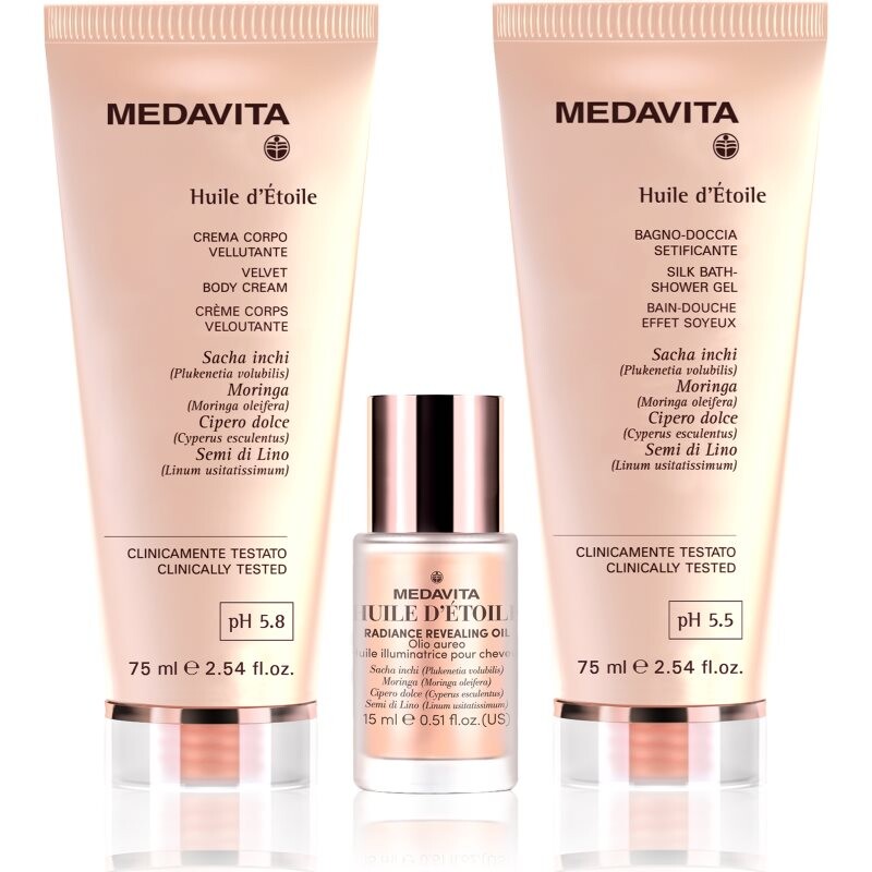 Medavita Huile d'Étolle set for the body for women
