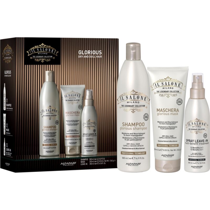 Alfaparf Milano Il Salone Milano Glorious Kit gift set for dry and damaged hair