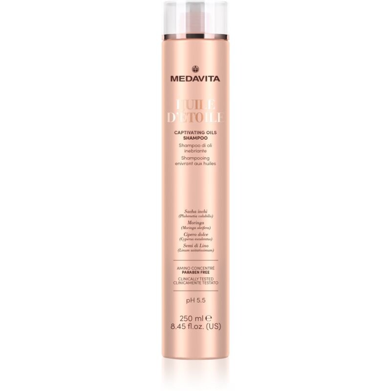 Medavita Huile d'Étolle Captivating Oils Shampoo shampoo for shiny and soft hair 250 ml
