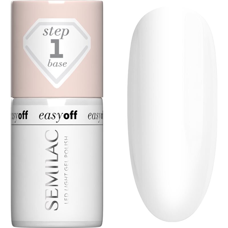Semilac Easy Off Step 1 base coat gel for gel nails 7 ml