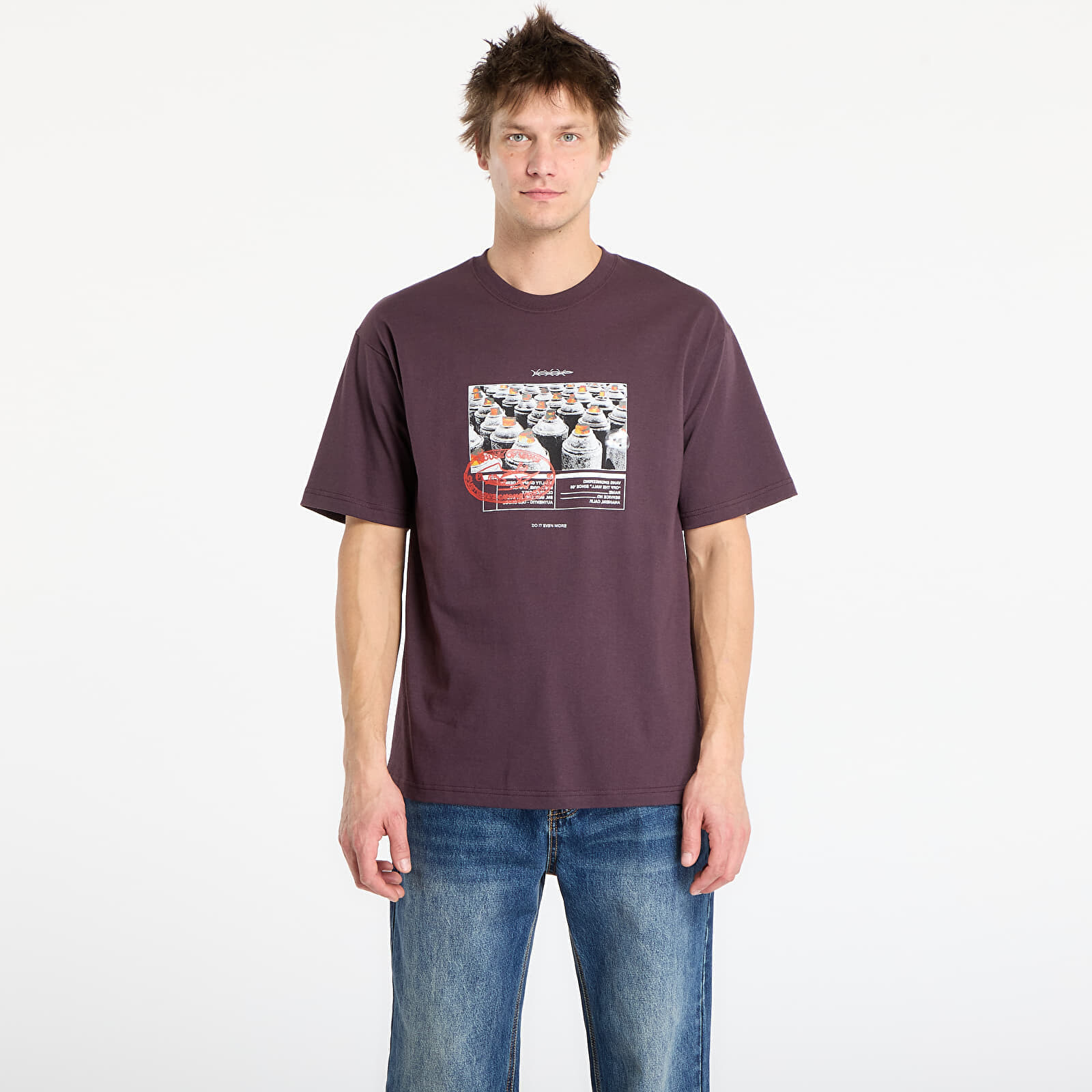 T-shirt Vans Style Tips SS Tee Dark Port L