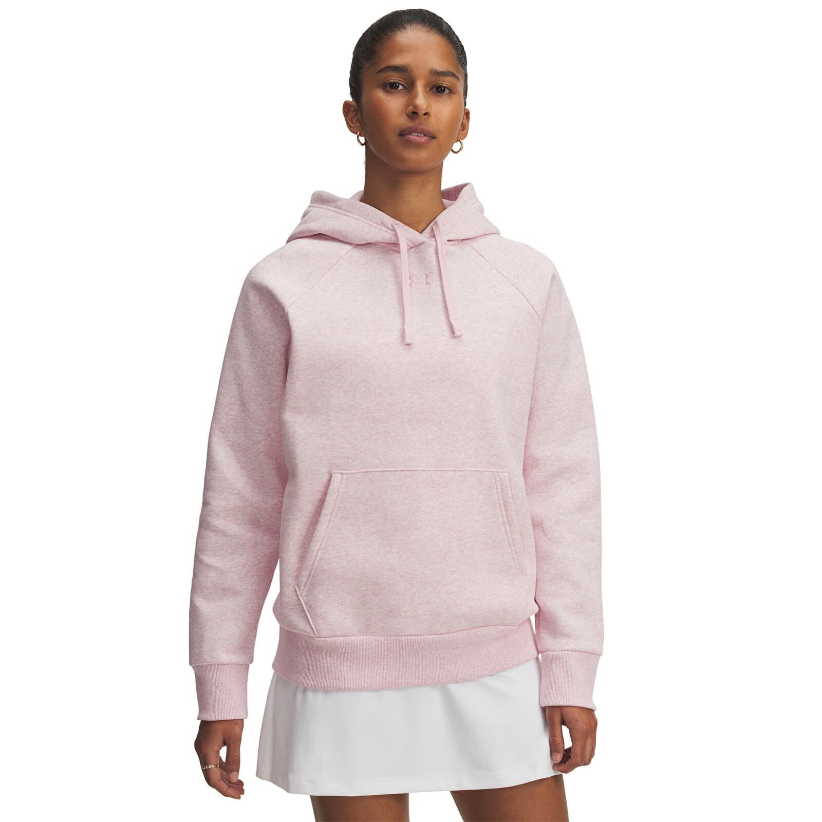 Sweatshirt Under Armour Rival Fleece Hoodie Pink L
