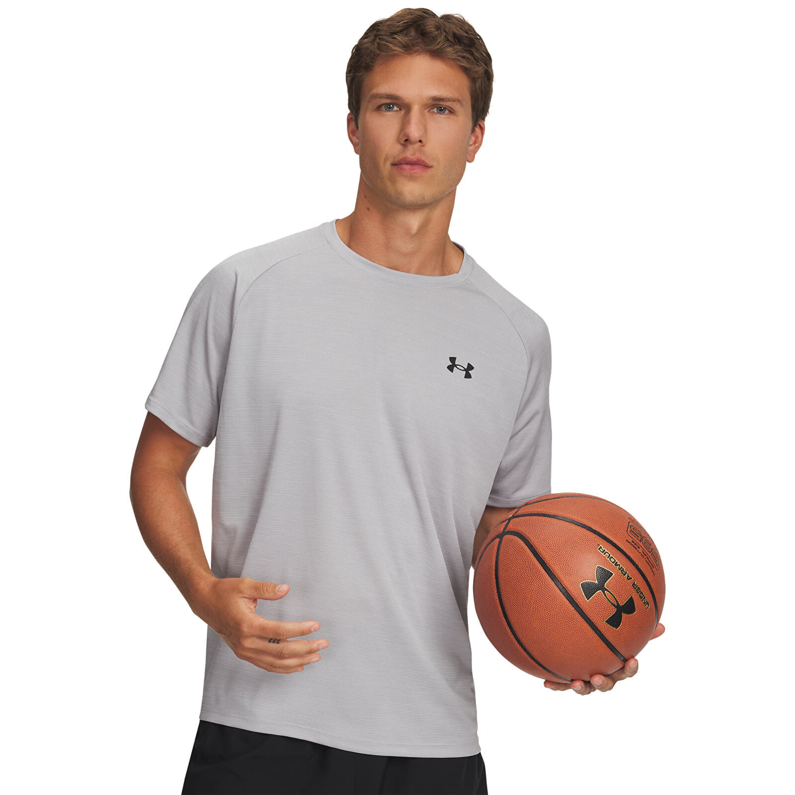 T-shirt Under Armour Tech Textured SS T-Shirt White XL