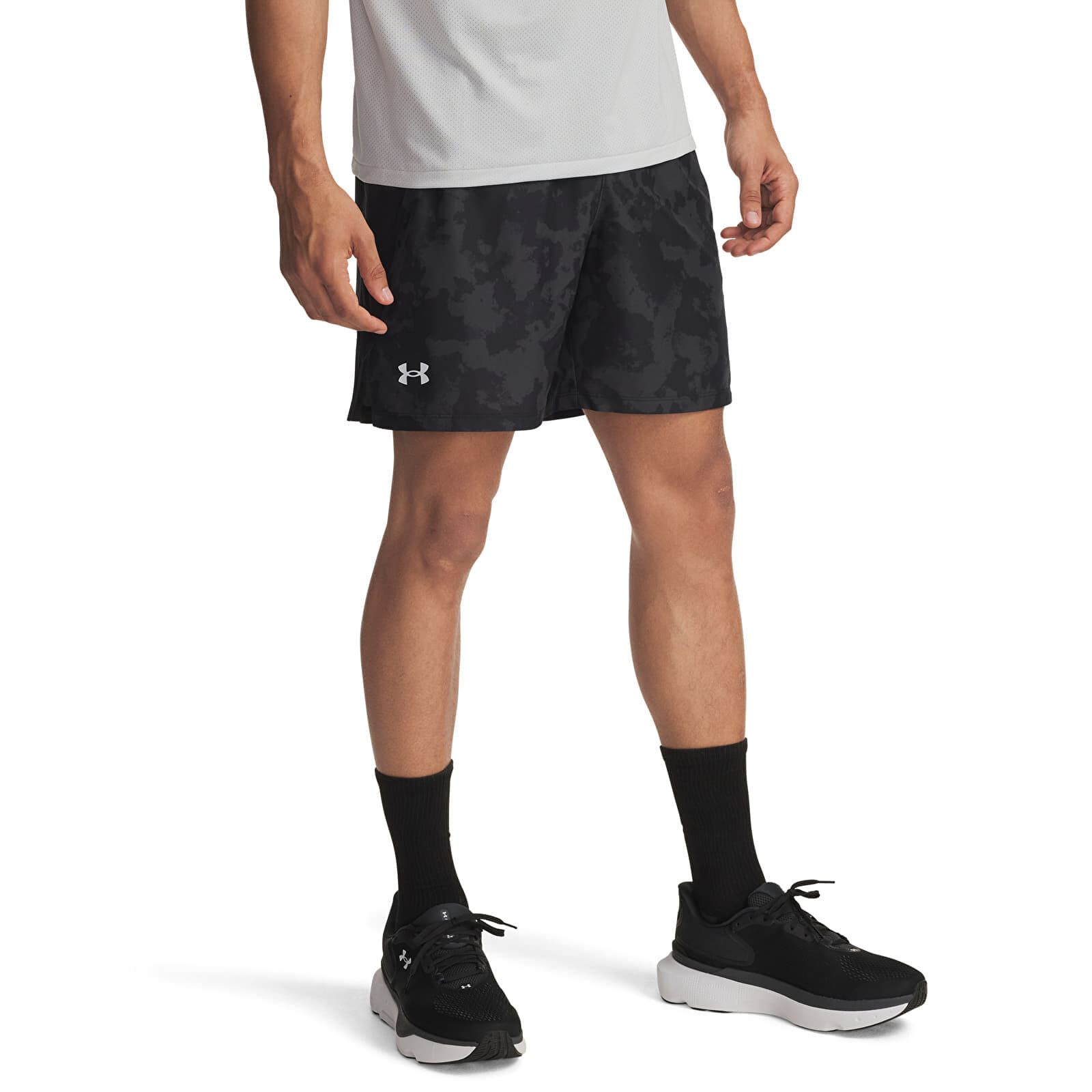 Shorts Under Armour Launch 7'' Print Shorts Gray XL