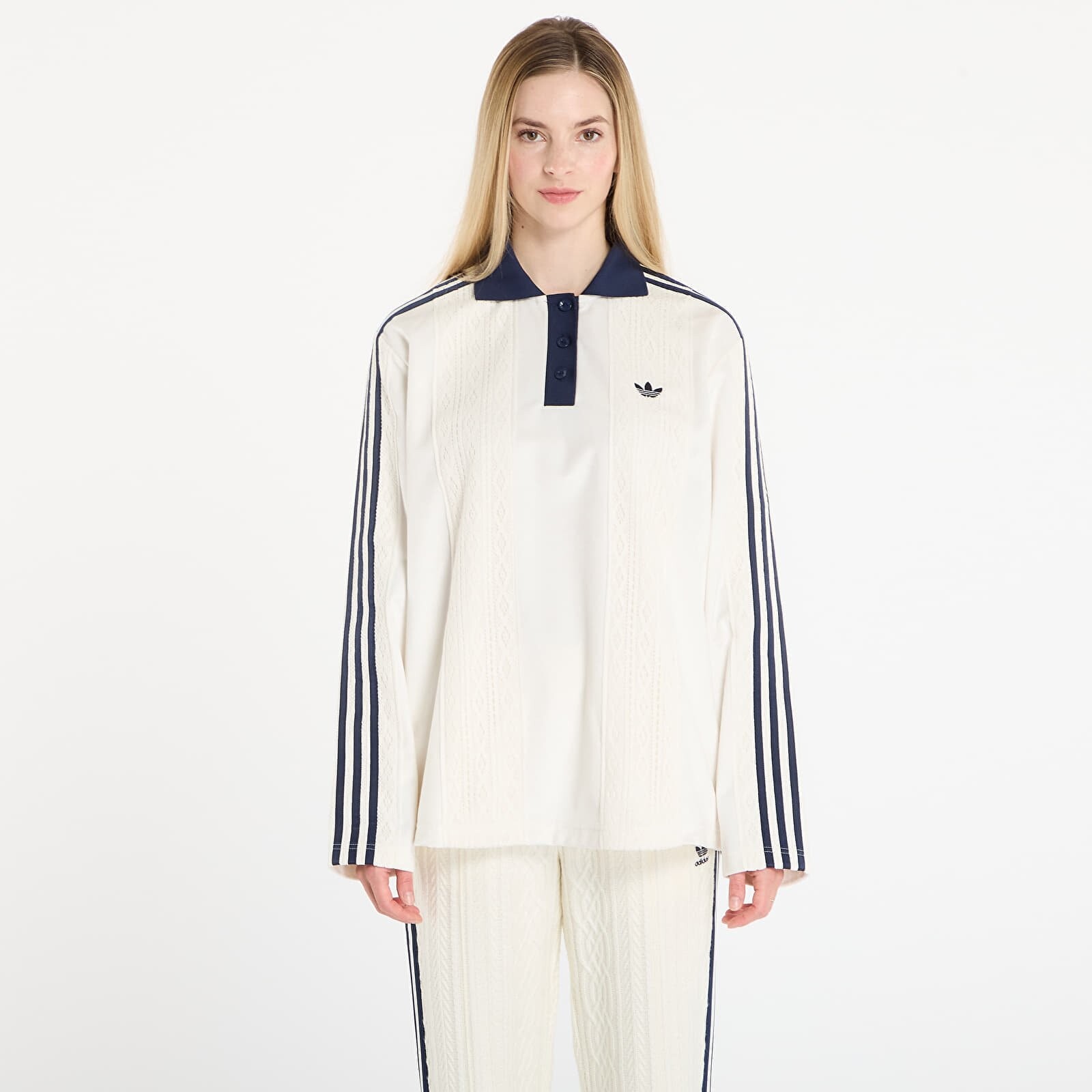 T-shirt adidas Ls Jersey Off White L