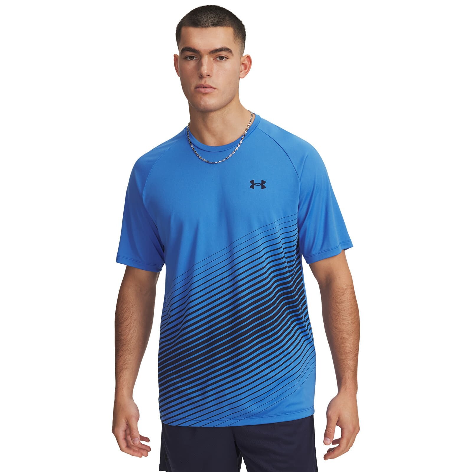 T-shirt Under Armour Tech Fade SS T-Shirt Blue M
