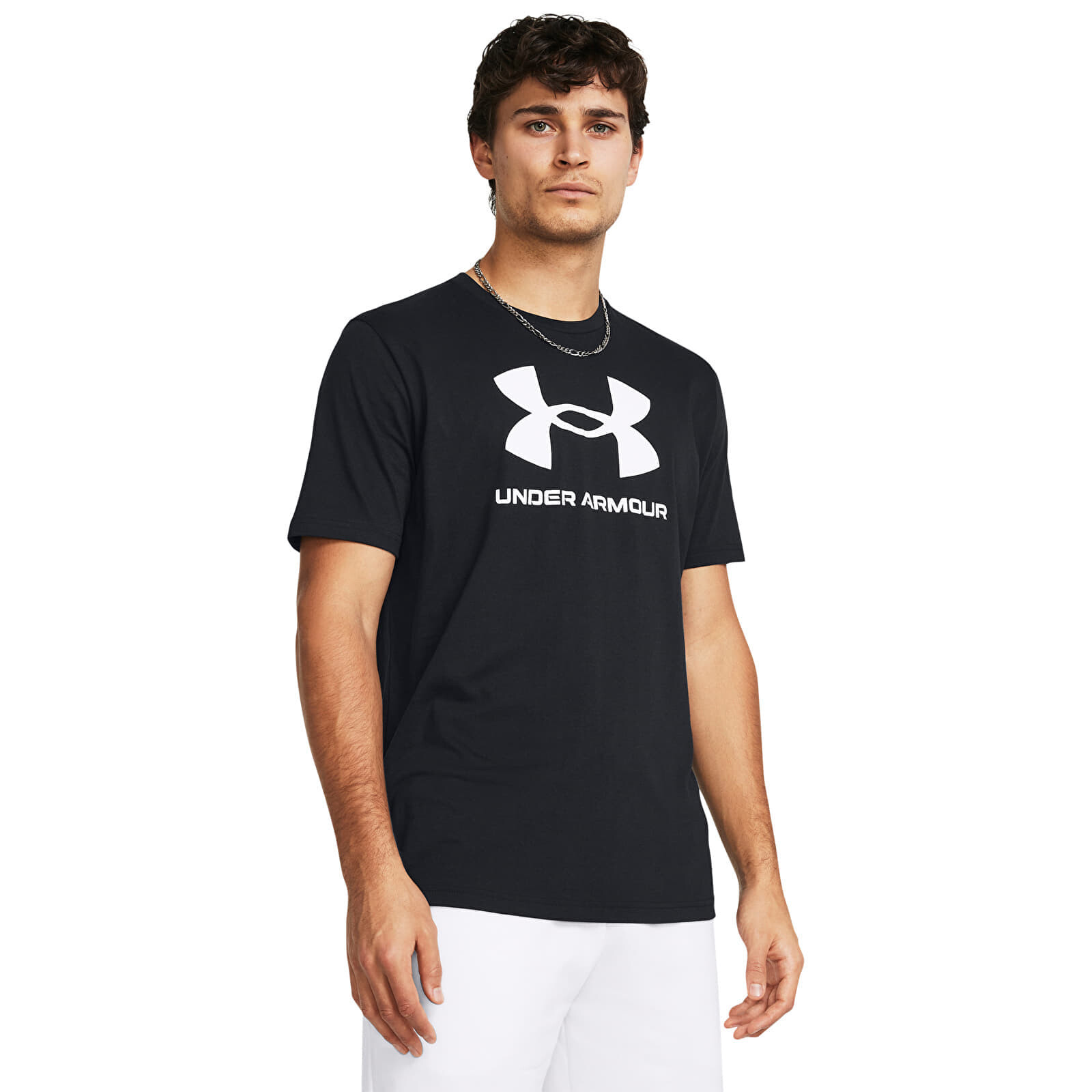 T-shirt Under Armour Sportstyle Logo Update SS T-Shirt Black M