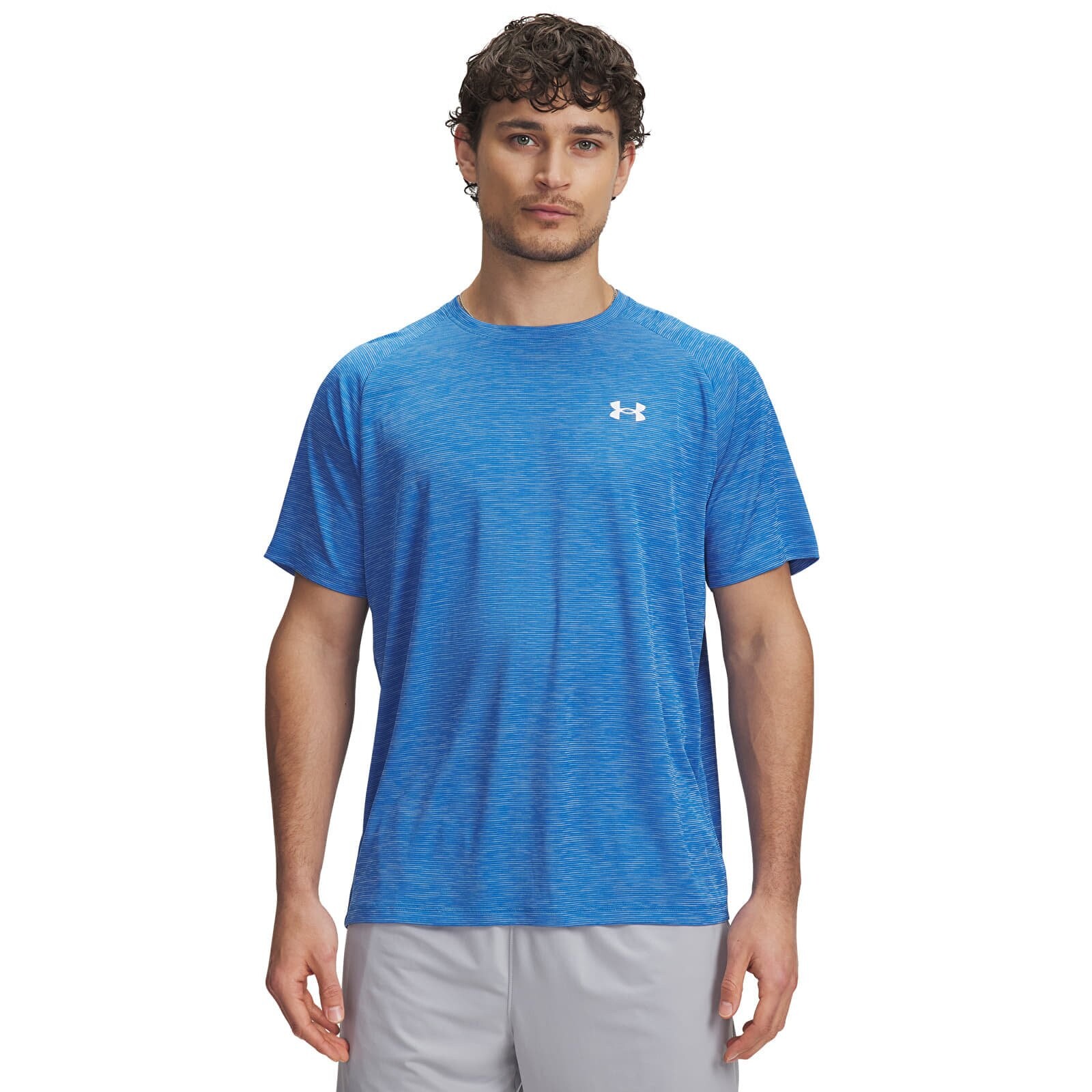 T-shirt Under Armour Tech Textured SS T-Shirt Blue L