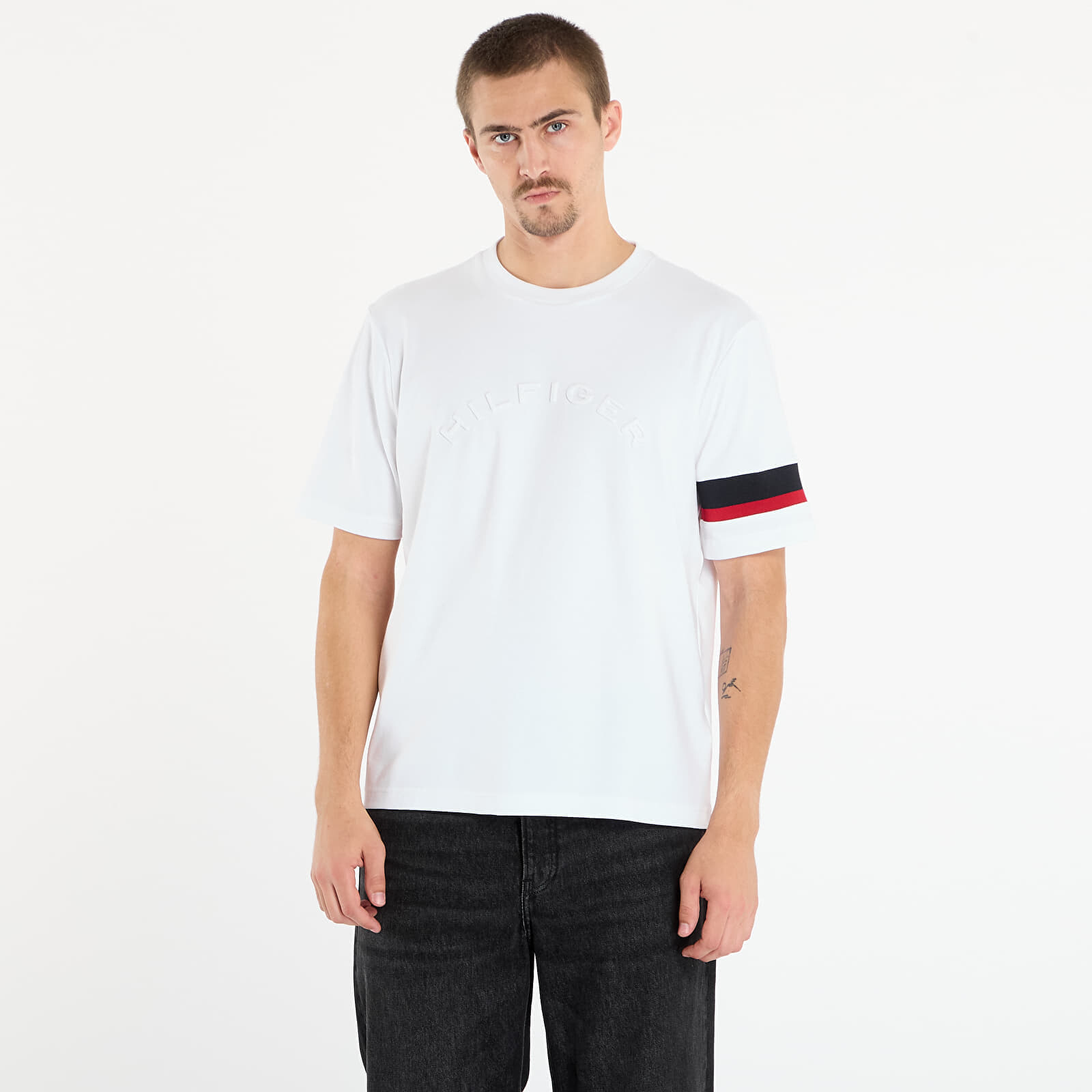 T-shirt Tommy Hilfiger Rwb Insert Tee White L
