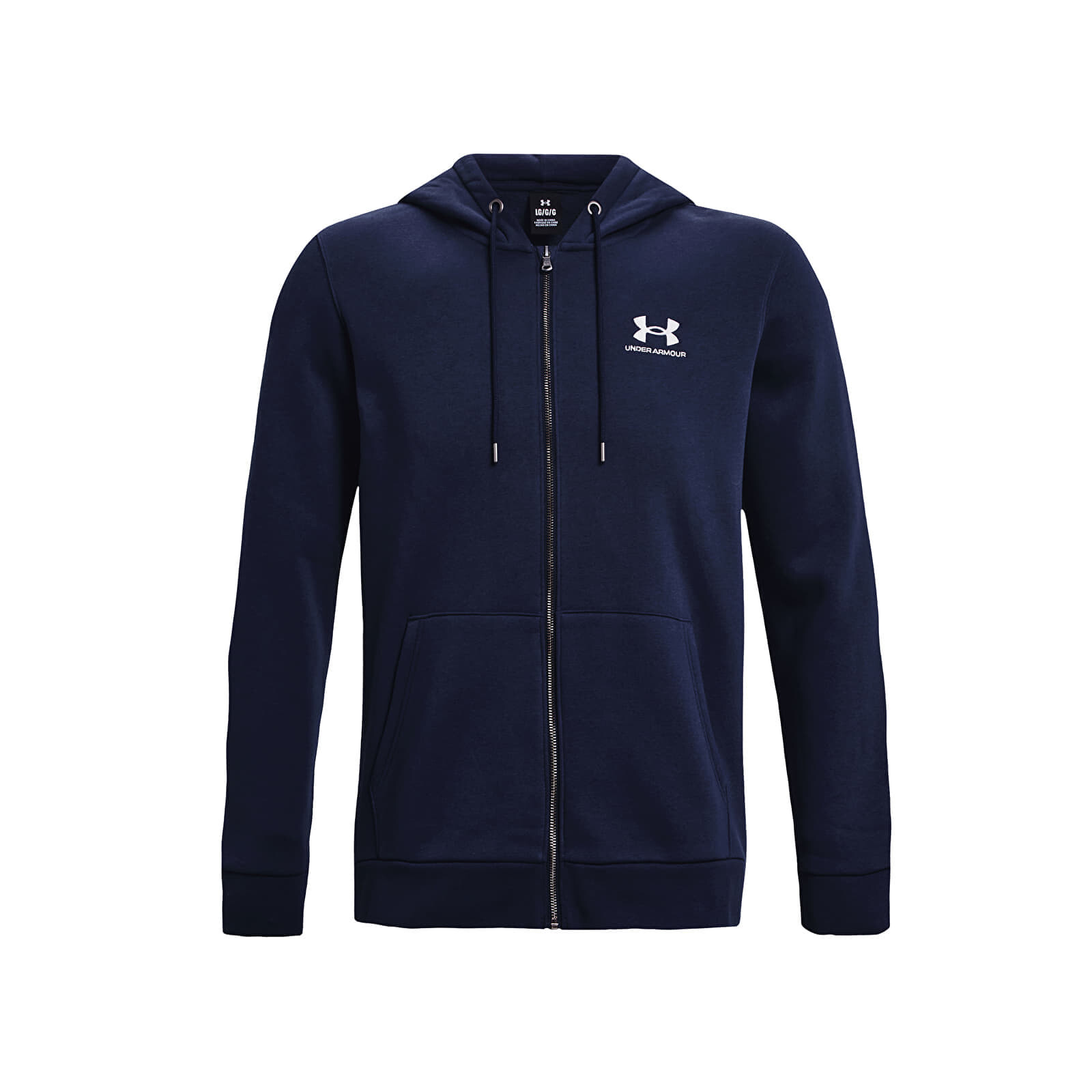 Sweatshirt Under Armour Essential Fleece Fz Hood Navy S