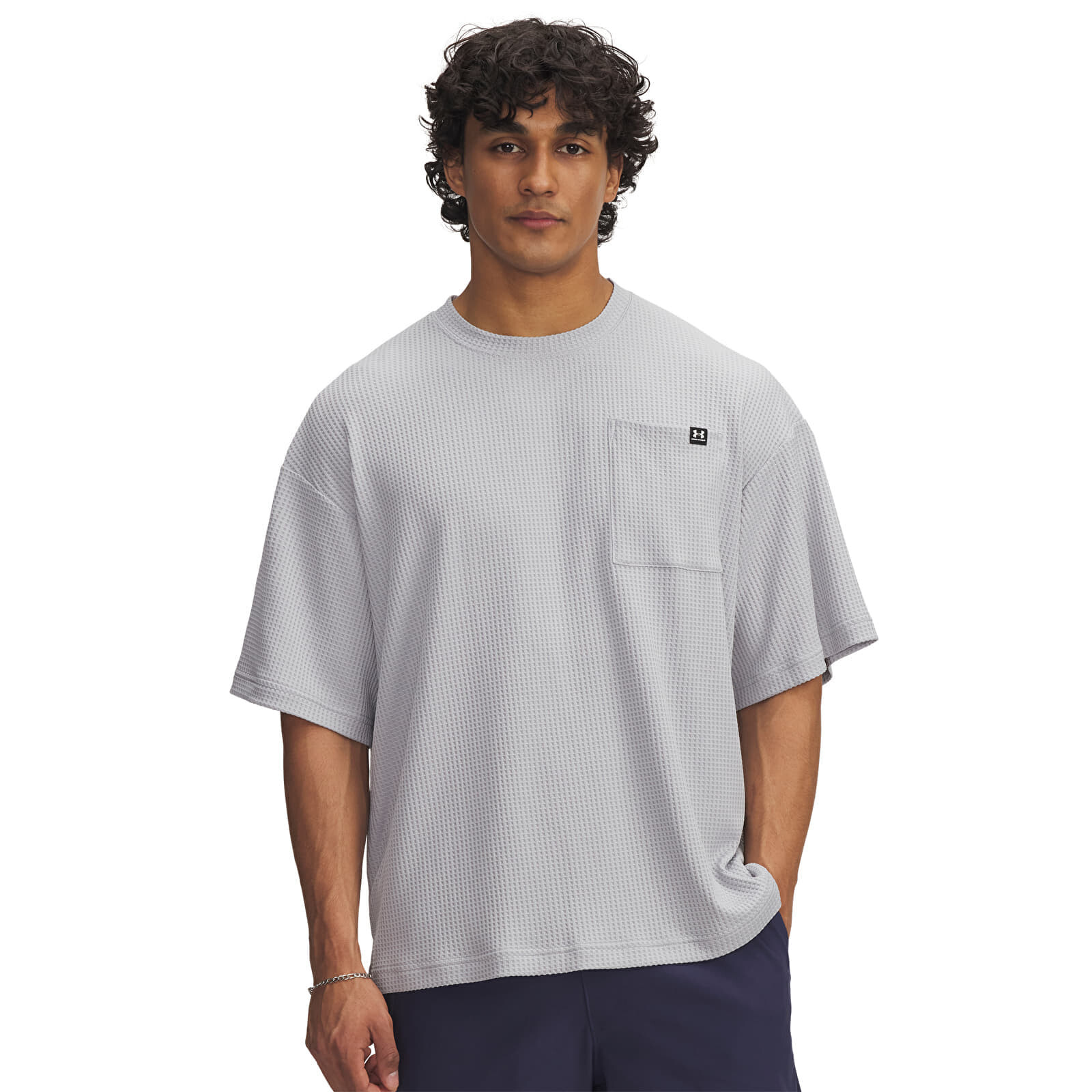 Sweatshirt Under Armour Rival Waffle Crew Gray S