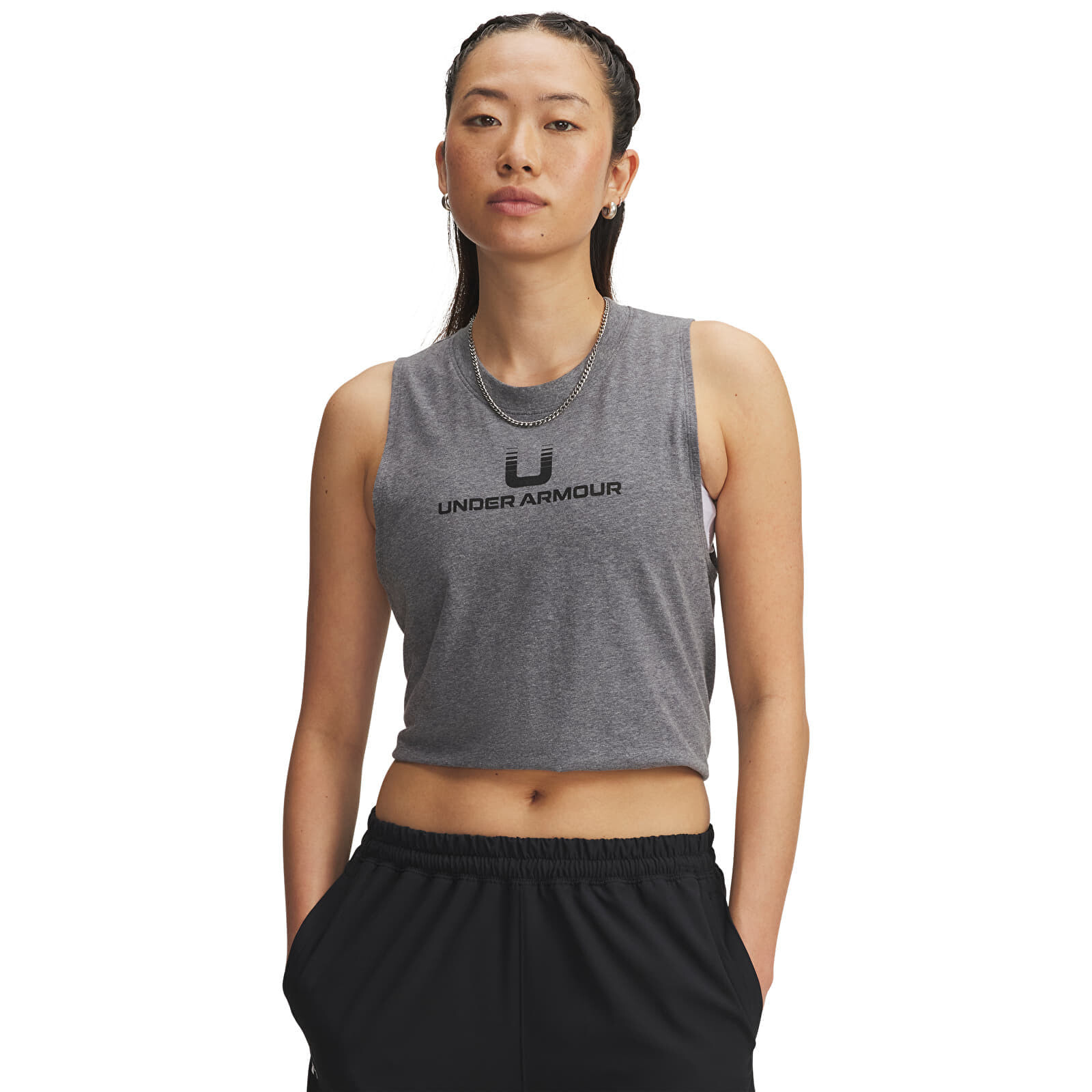 Tank top Under Armour Varsity U Tank Gray L