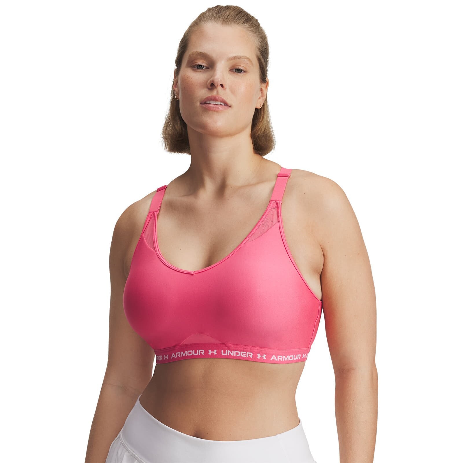 Under Armour Crossback Low Bra Pink S