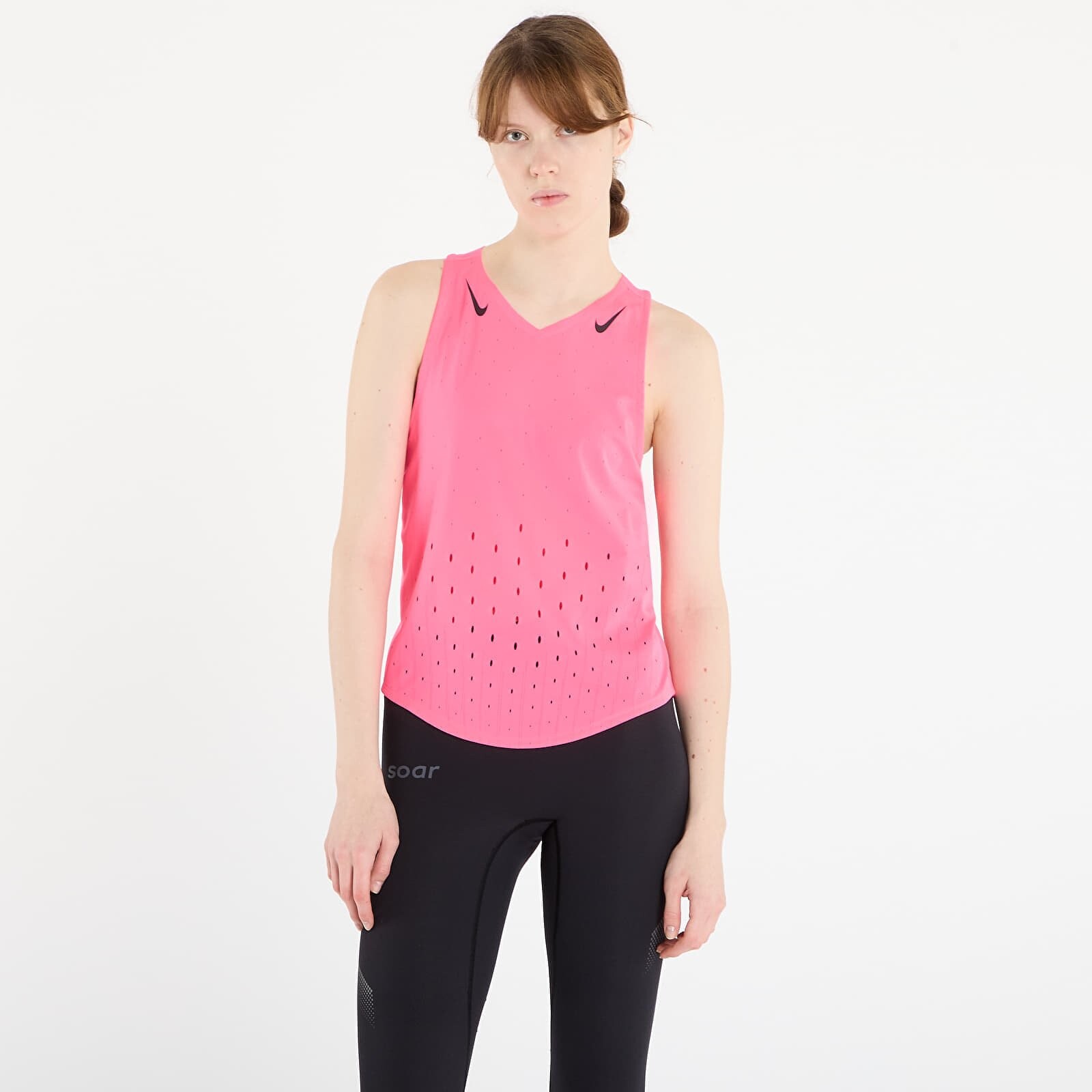 Tank top Nike AeroSwift Women's Dri-FIT ADV Running Singlet Hyper Pink/ Black S
