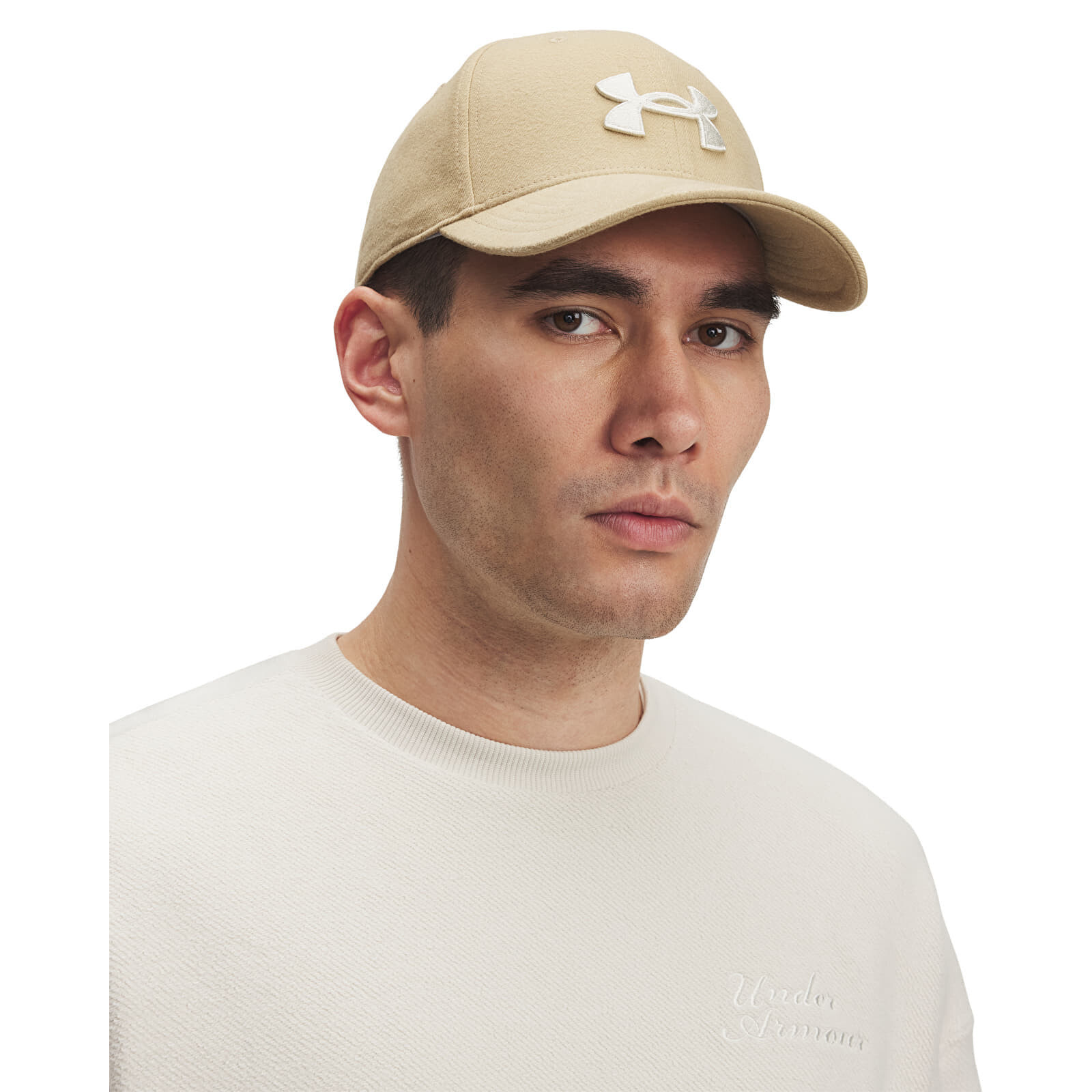 Cap Under Armour M Blitzing Low Brushed Adj Brown Universal