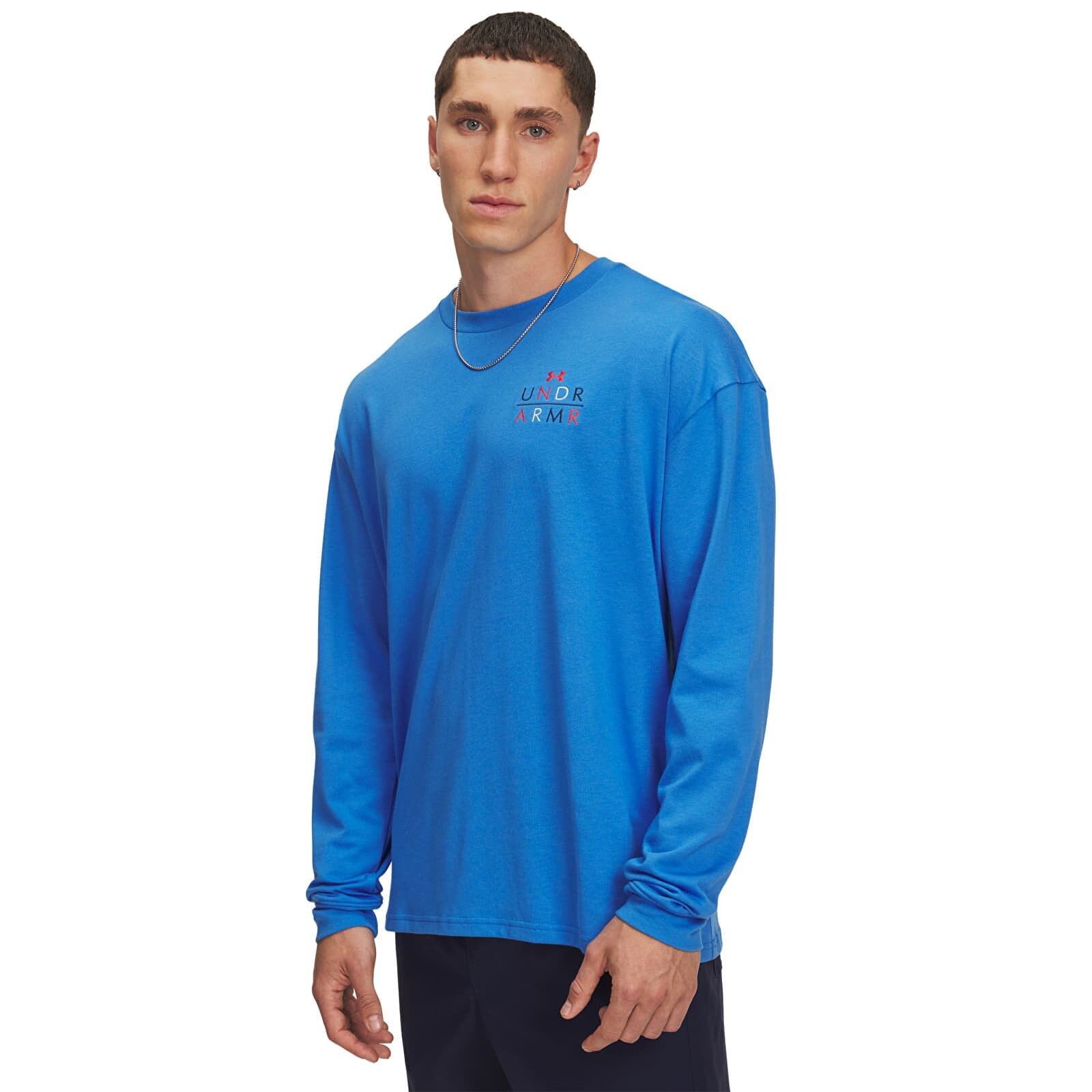 Sweatshirt Under Armour Hwt Modern Sport Os Ls Blue L
