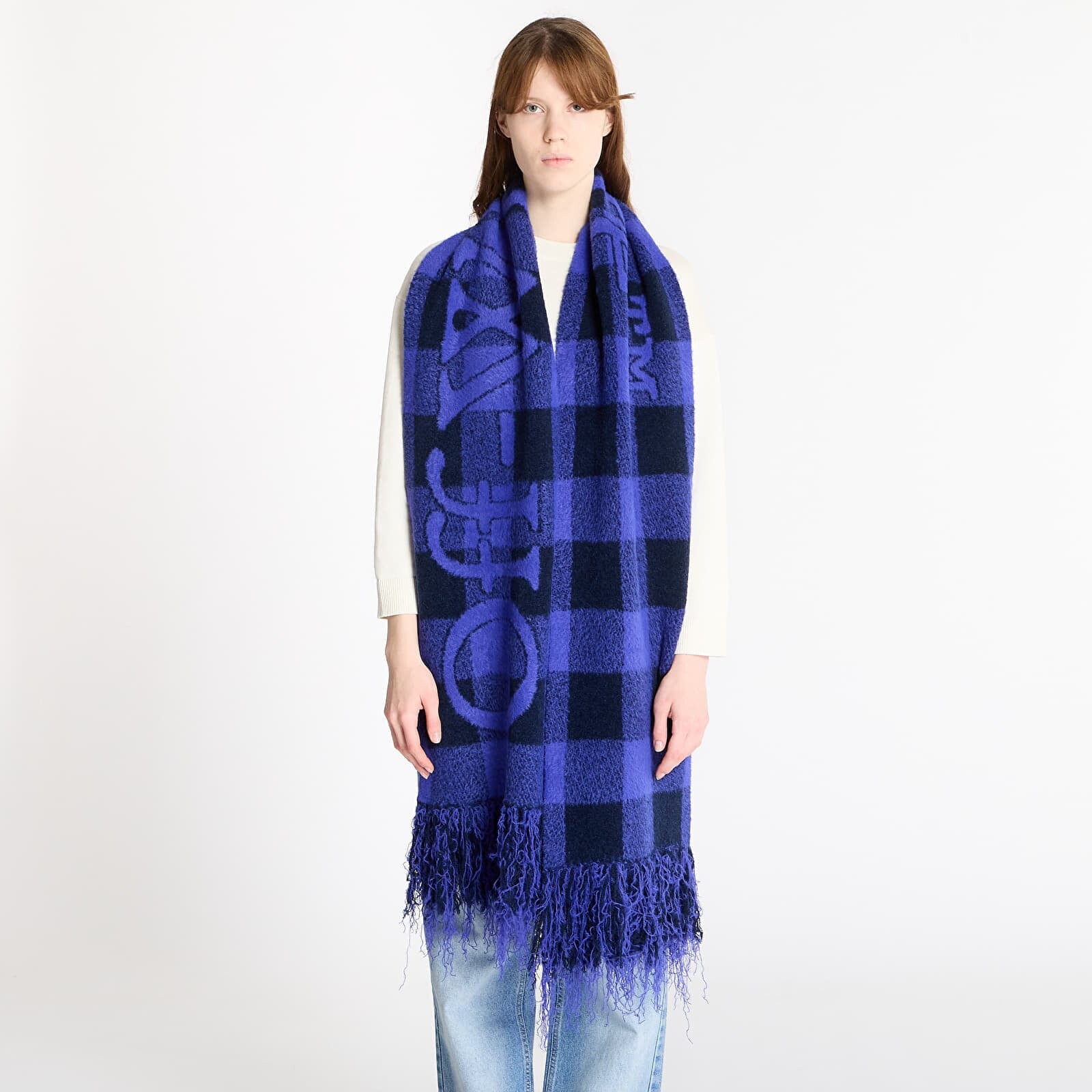 Off-White Bookish Check S Cobalt Blue/ Light Blue Universal