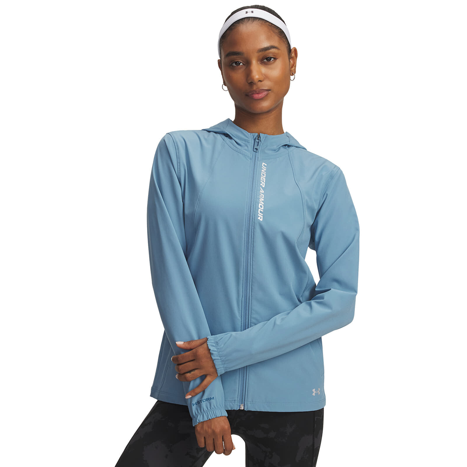 Sweatshirt Under Armour Outrun The Storm Jacket Blue XS
