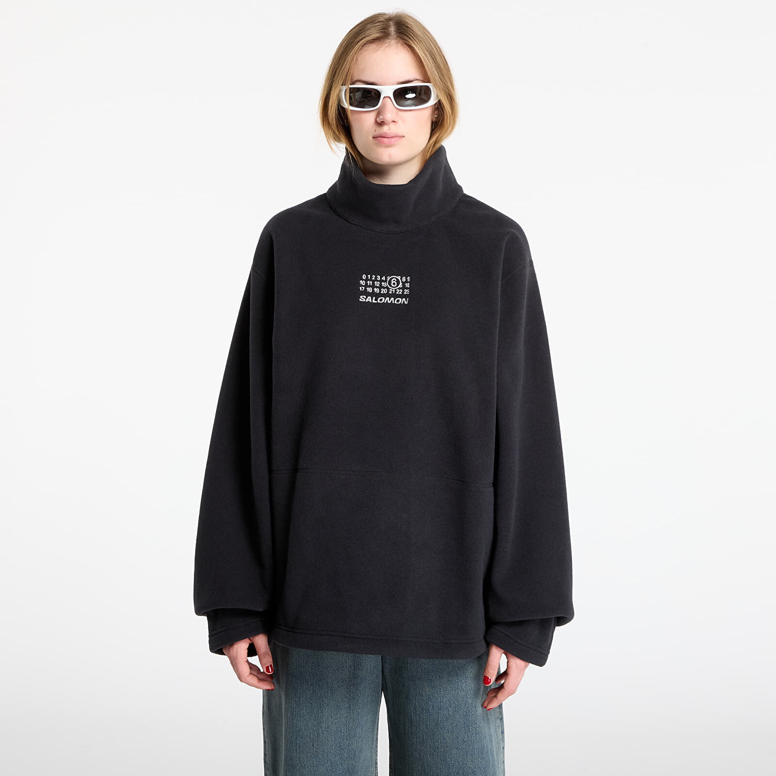 Sweatshirt MM6 Rtw Avp Long-Sleeved Top Washed Black L