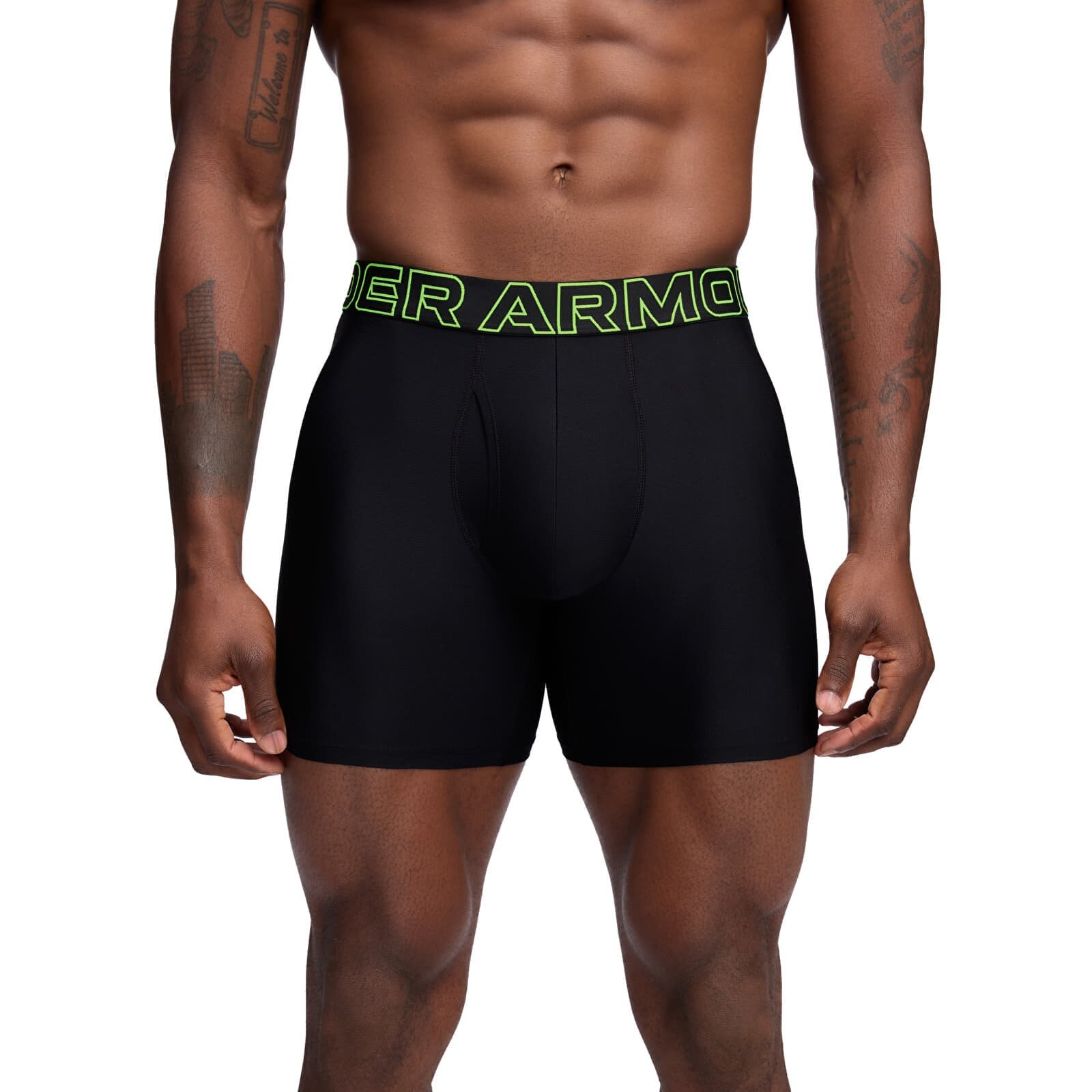 Under Armour M Perf Tech Mesh 6In 3-Pack Black M