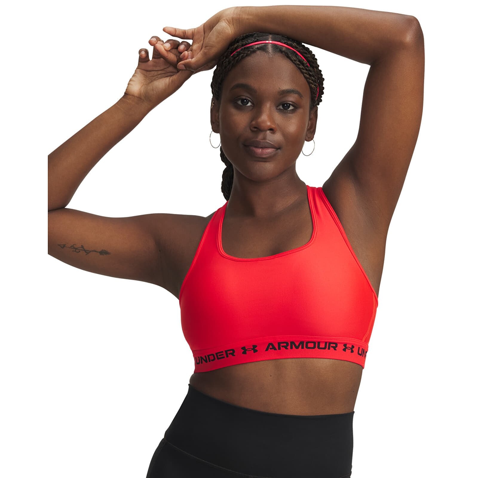 Under Armour Crossback Mid Bra Red XL