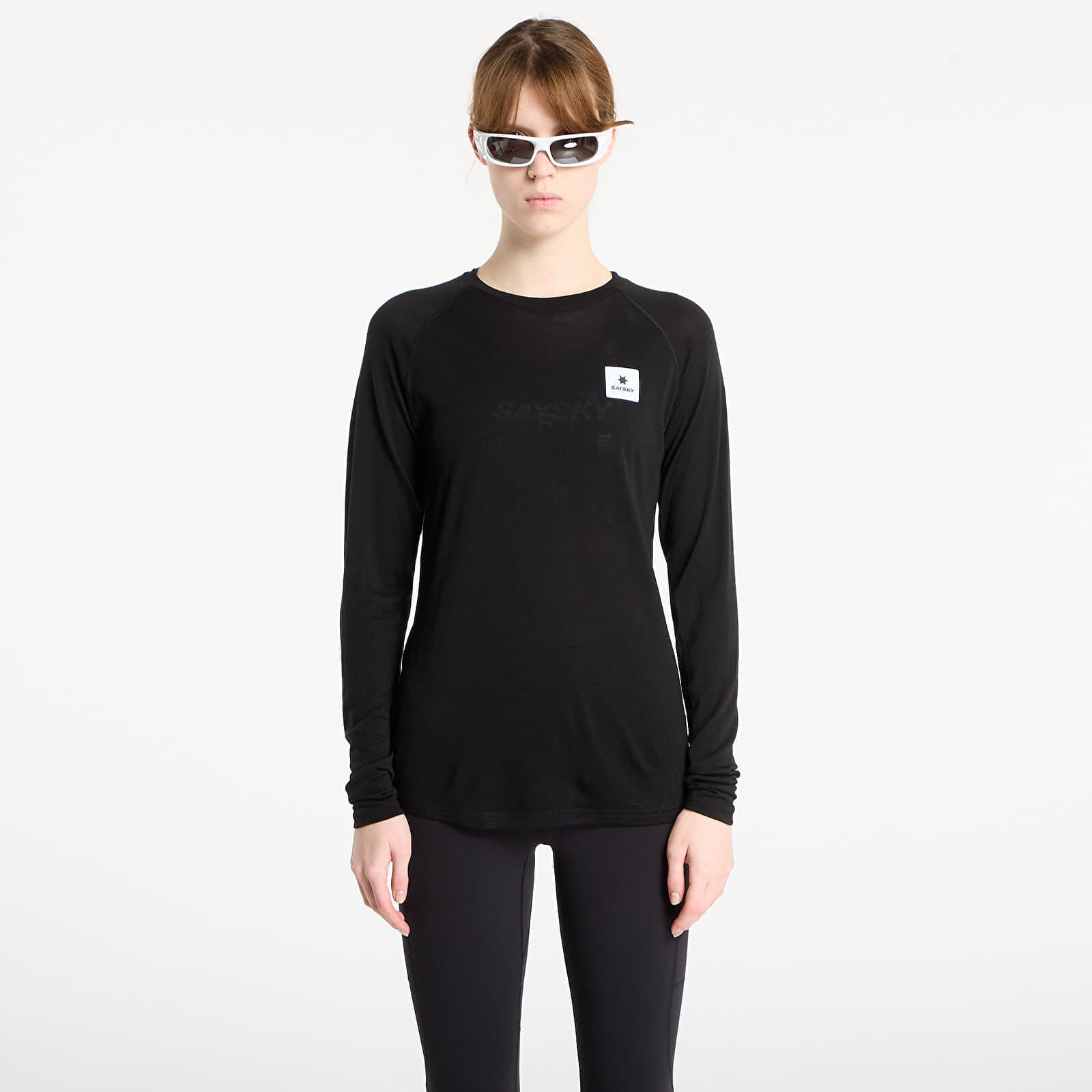 T-shirt SAYSKY W Merino 165 Base Layer Long Sleeve Black L