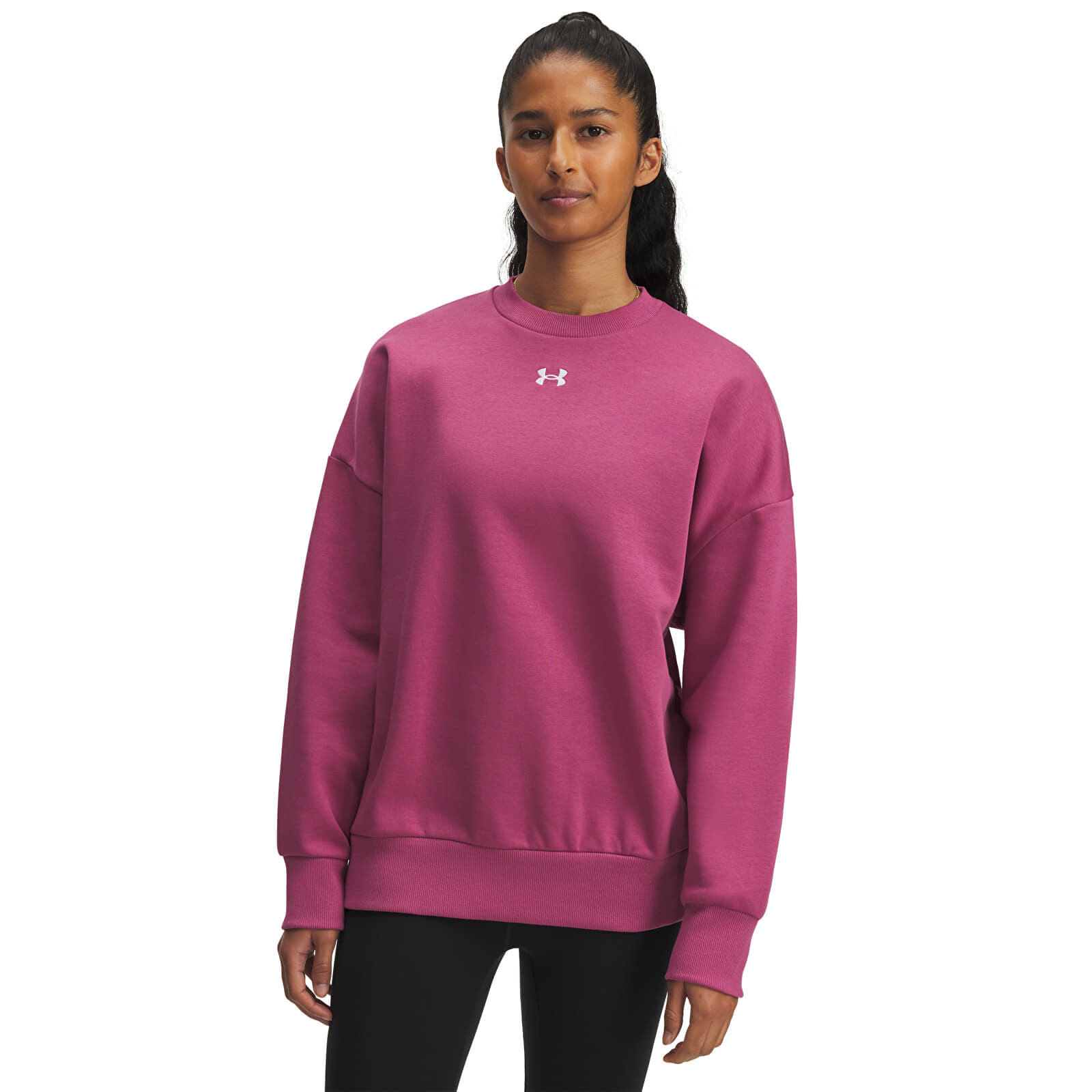 Sweatshirt Under Armour Rival Fleece Os Crew Red XS