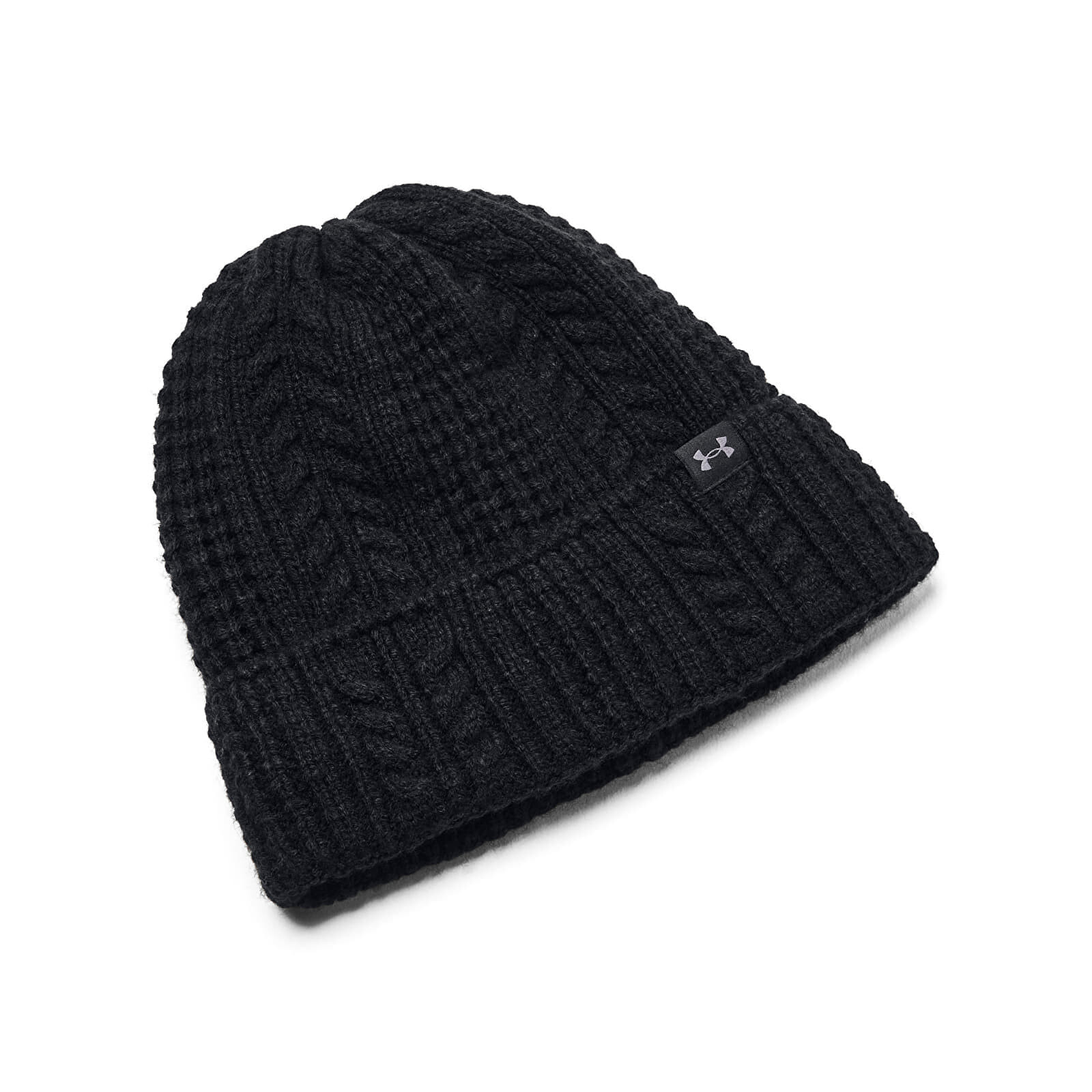Under Armour W Halftime Cable Knit Beanie Black Universal