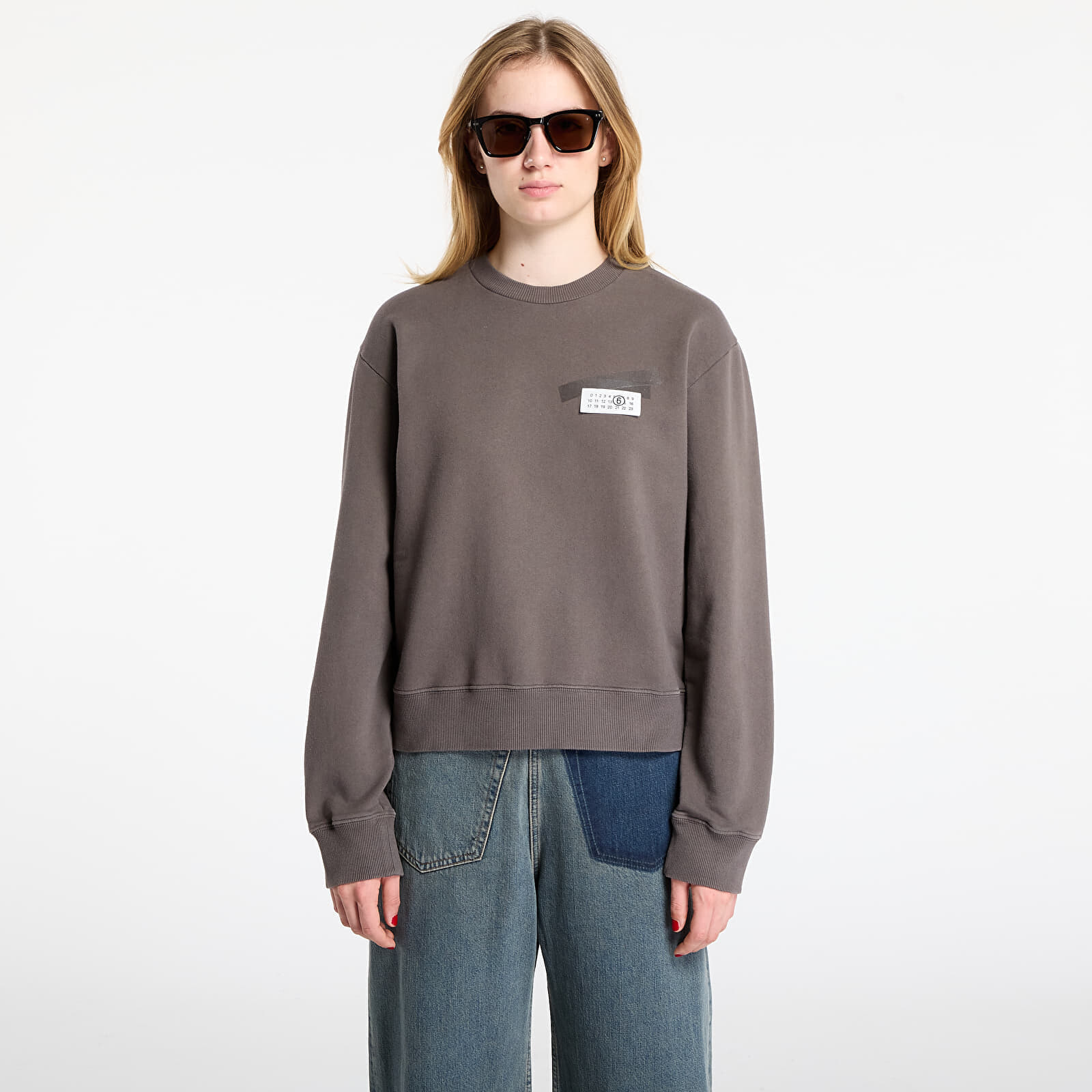 Sweatshirt MM6 Rtw Show Sweatshirt Grey XS