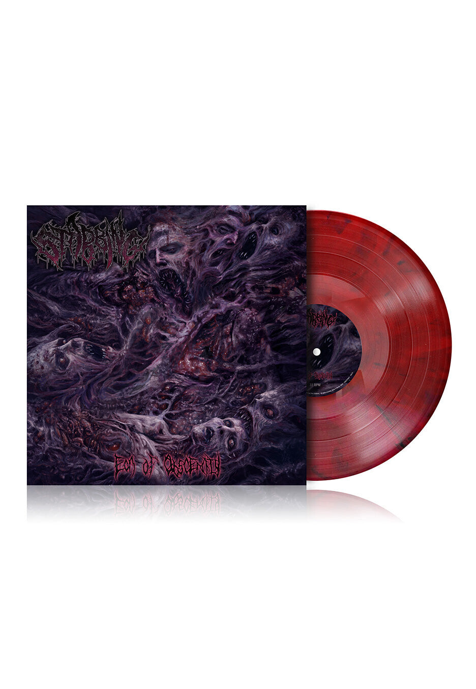 Stabbing - Eon Of Obscenity Red-Black - Marbled Vinyl