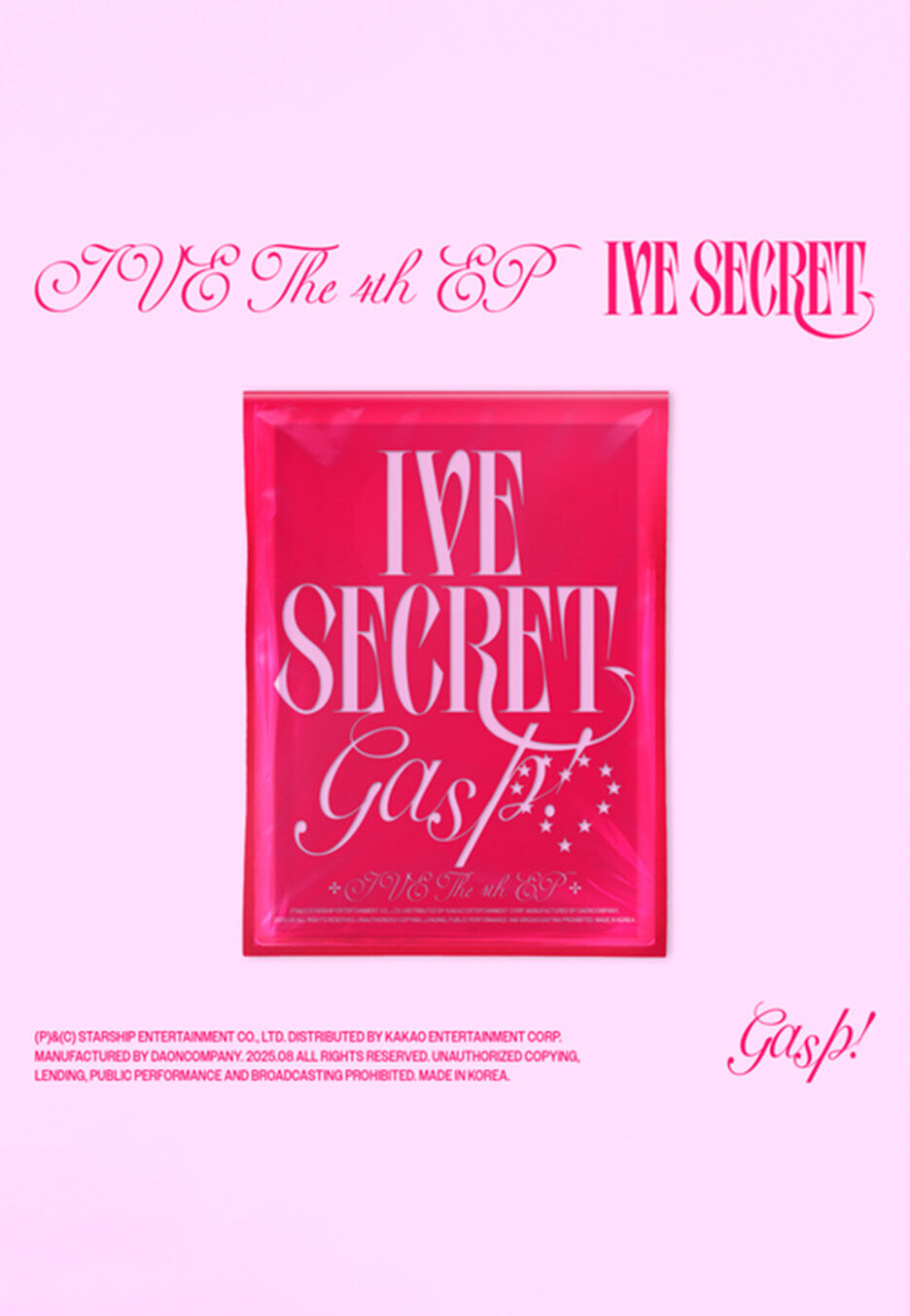 IVE - Ive Secret (Gasp! Version) - CD