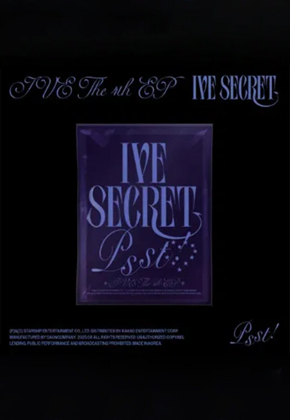 IVE - Ive Secret (Psst! Version) - CD