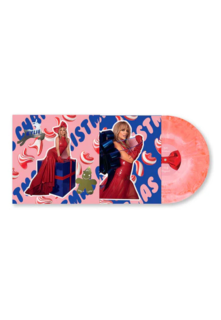 Kylie Minogue - Kylie Christmas Pink/White - Marbled Vinyl