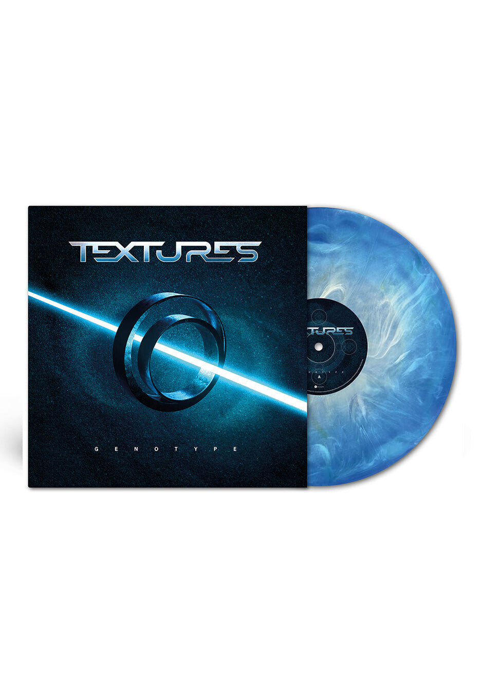 Textures - Genotype Ltd. Crystal Clear/White/Blue - Marbled Vinyl