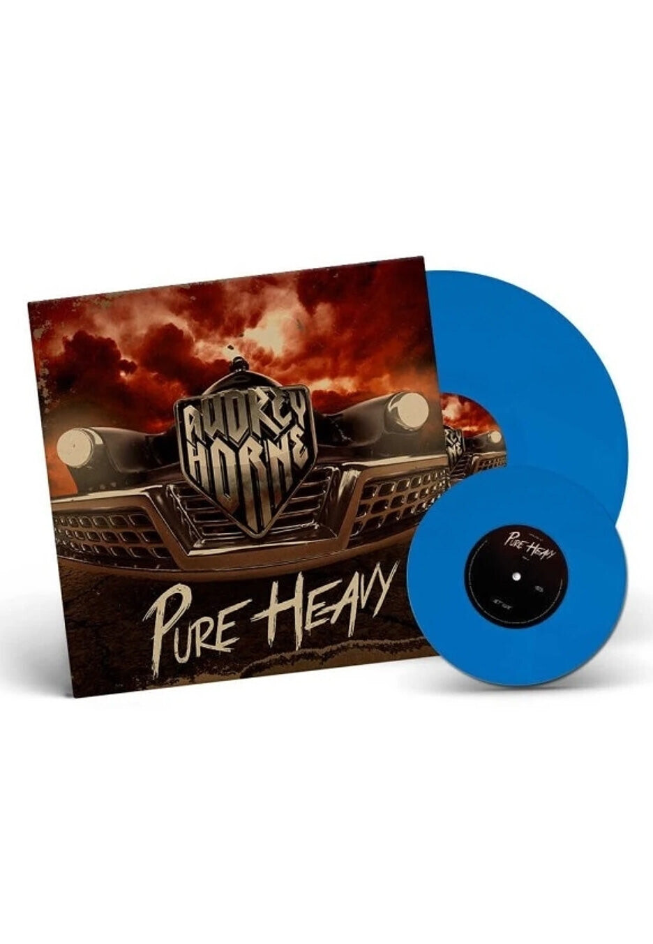 Audrey Horne - Pure Heavy Ltd. Blue - Colored Vinyl + Colored 7 Inch