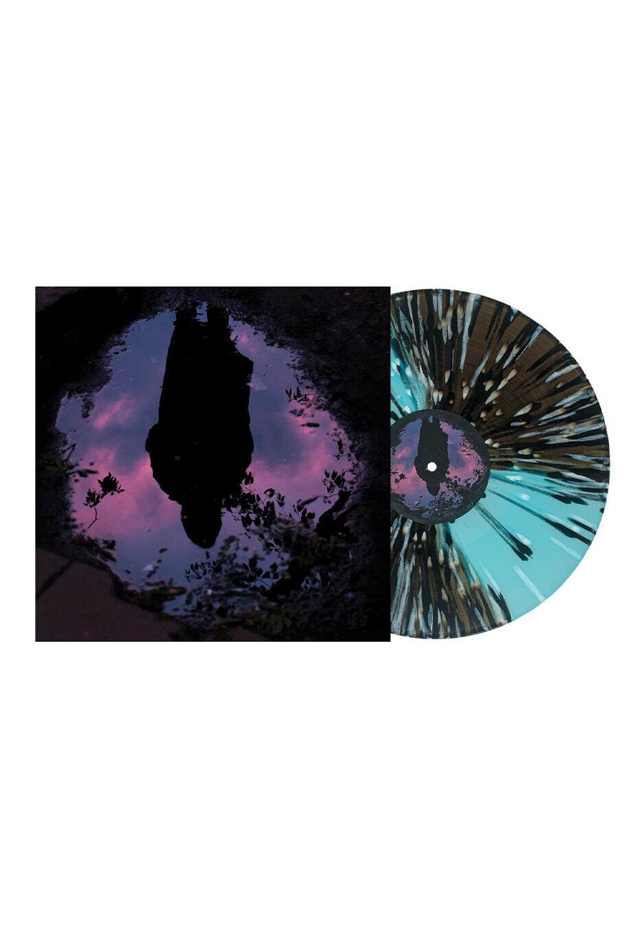 Slow Crush - Aurora Ltd. Electric Blue/Black Ice w/ Black/White - Splattered Vinyl