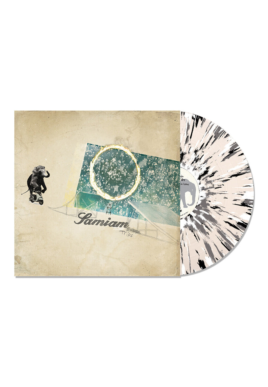 Samiam - Trips Clear w/ White, Black & Grey - Splattered Vinyl